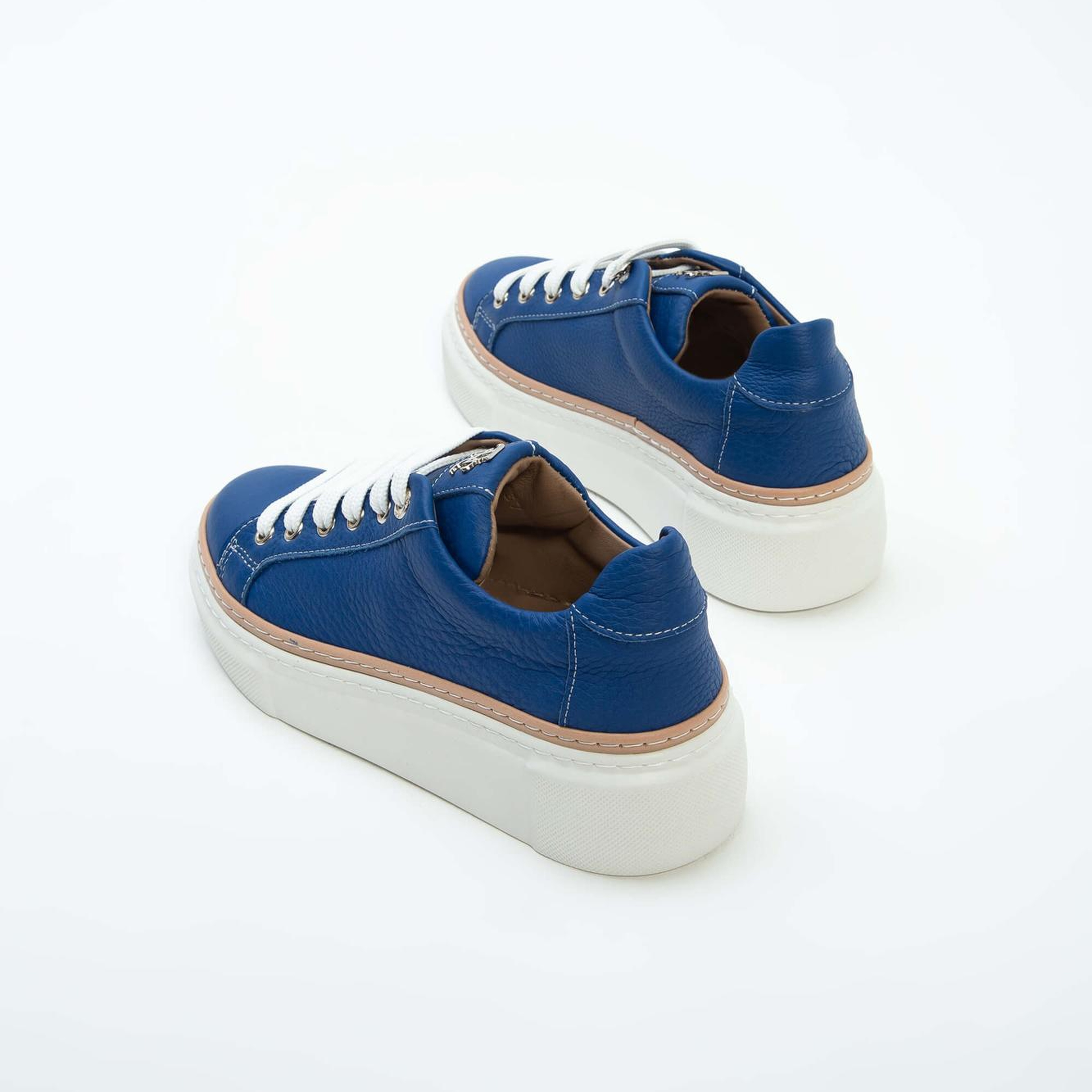 Tamer Tanca Kadın Hakiki Deri Saks Floter Sneakers & Spor Ayakkabı