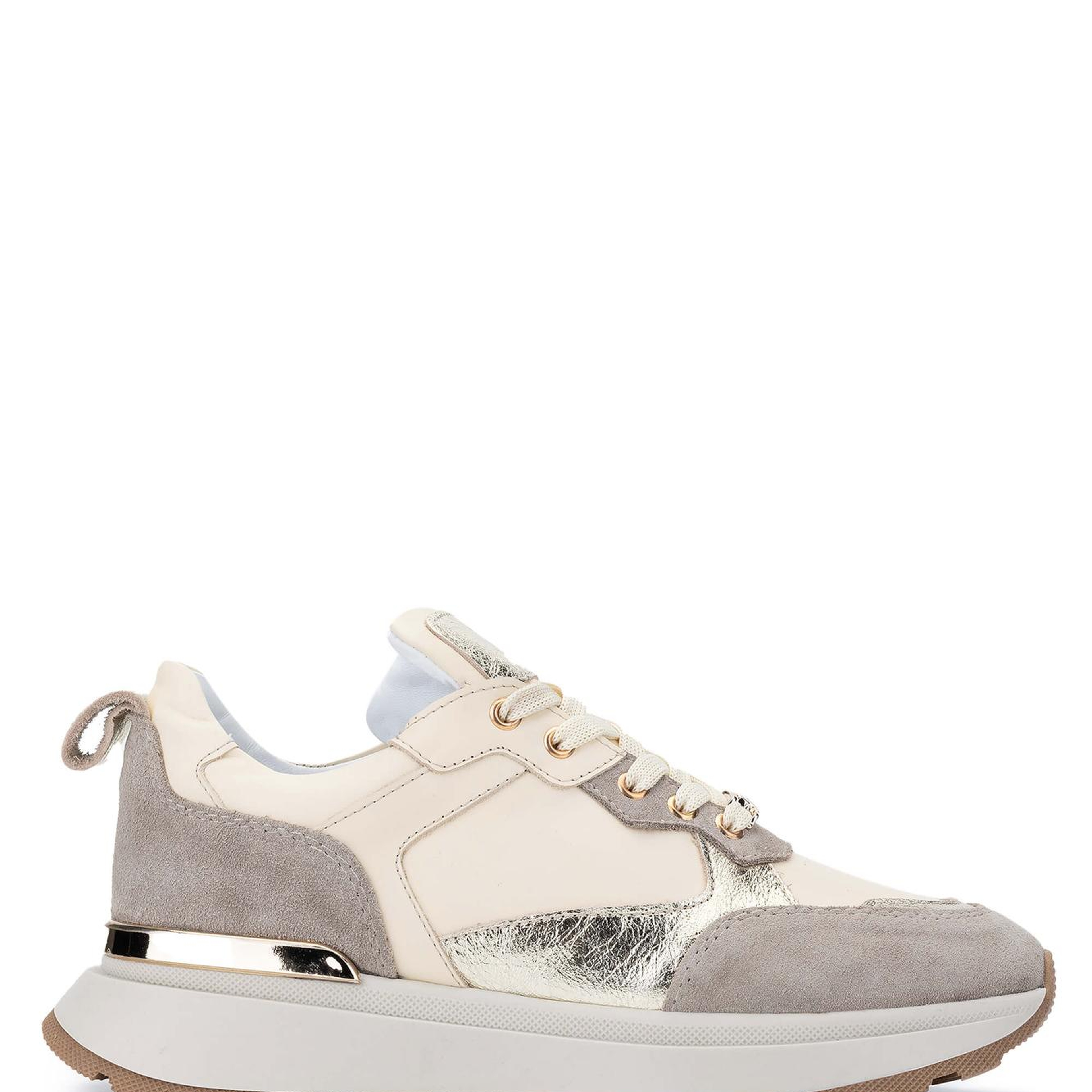 Tamer Tanca Kadın Hakiki Deri Bej Süet Sneakers & Spor Ayakkabı