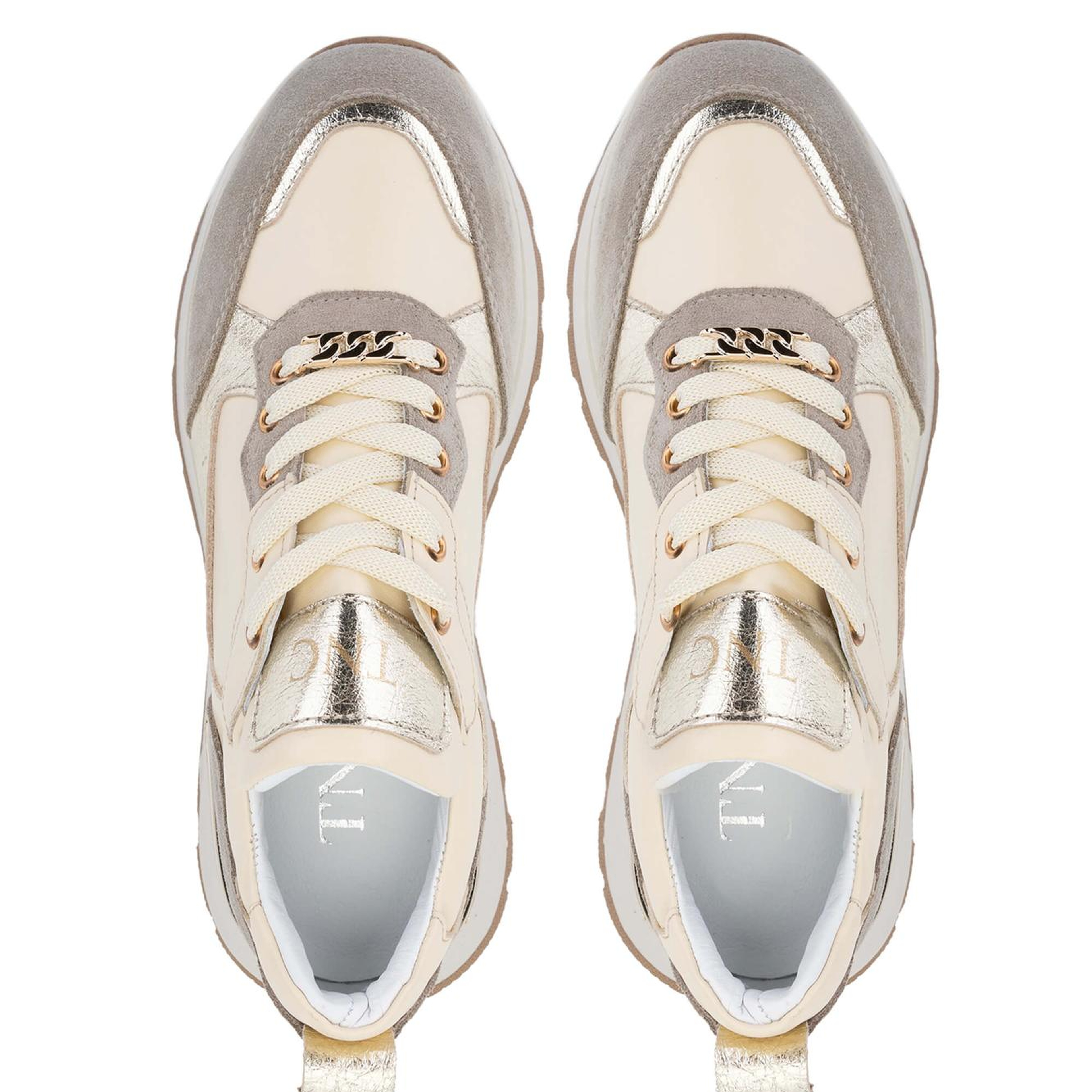 Tamer Tanca Kadın Hakiki Deri Bej Süet Sneakers & Spor Ayakkabı