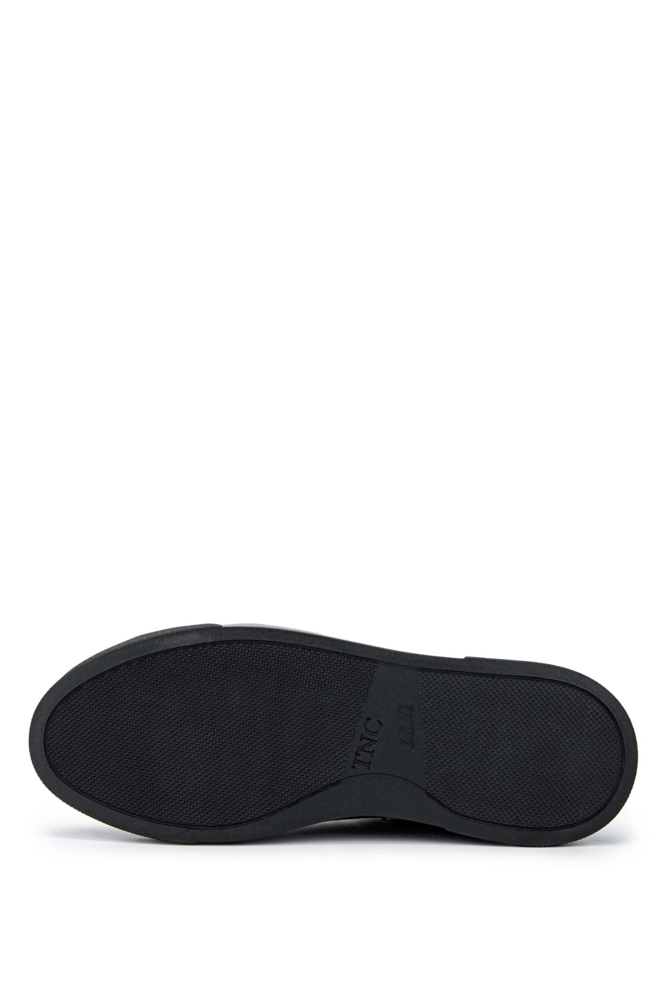 Tamer Tanca Kadın Hakiki Deri Siyah Deri Sneakers & Spor Ayakkabı