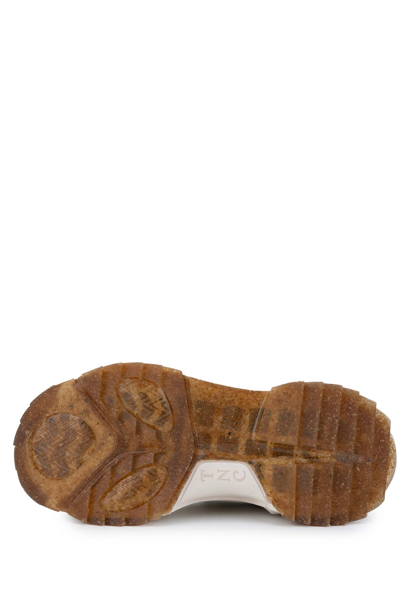 Tamer Tanca Kadın Vegan Beyaz/Haki Sneakers & Spor Ayakkabı