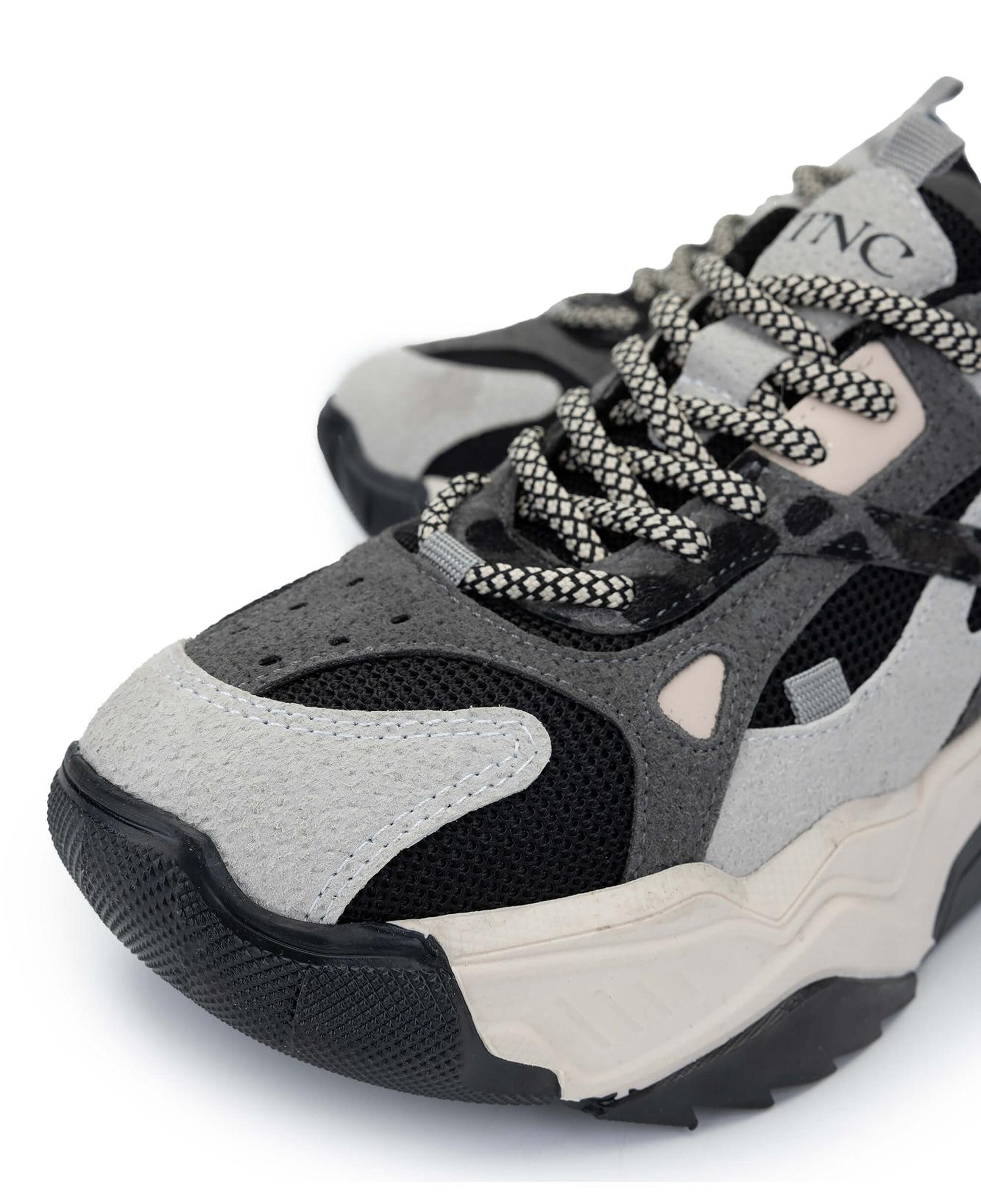 Tamer Tanca Kadın Vegan Buz/Siyah Sneakers & Spor Ayakkabı