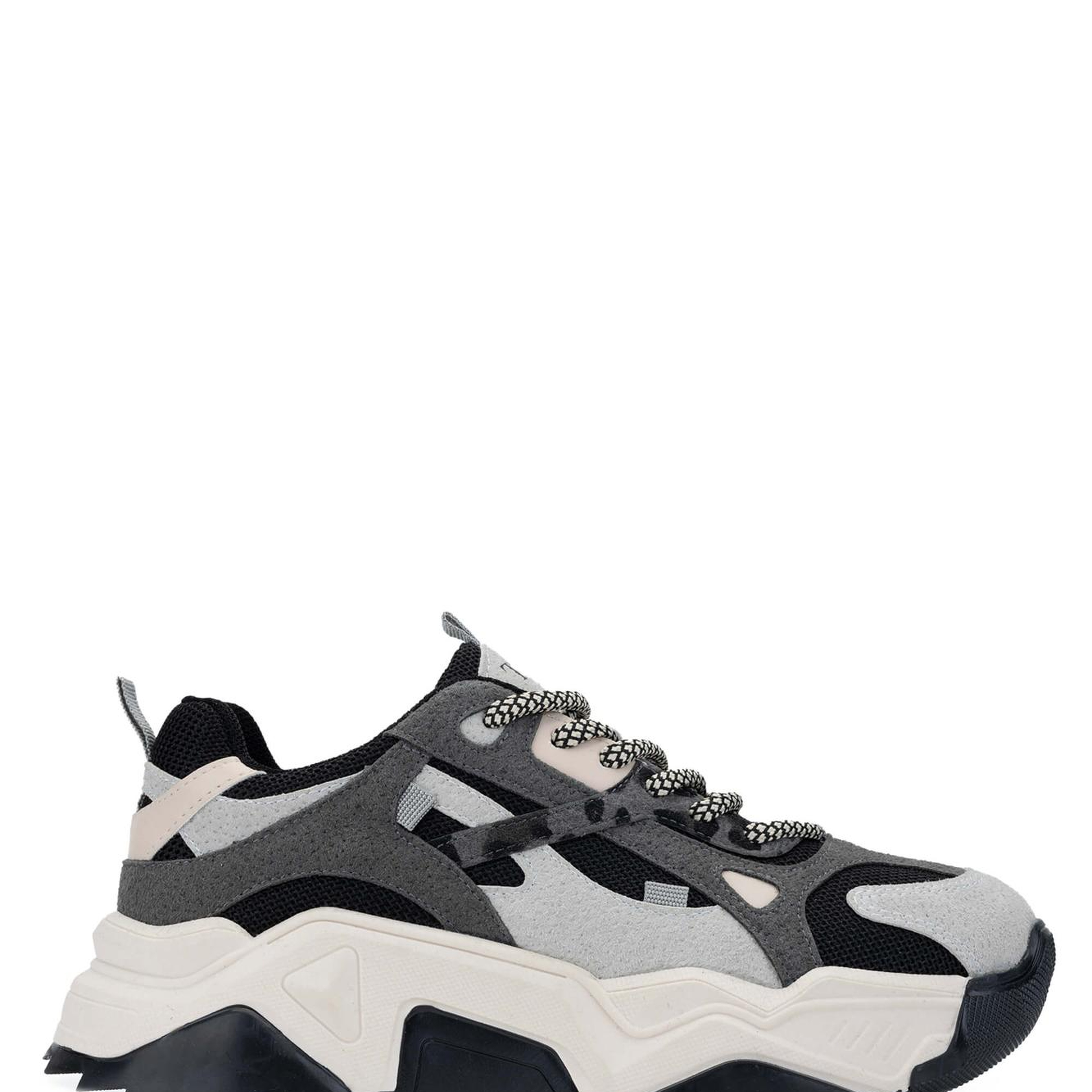 Tamer Tanca Kadın Vegan Buz/Siyah Sneakers & Spor Ayakkabı