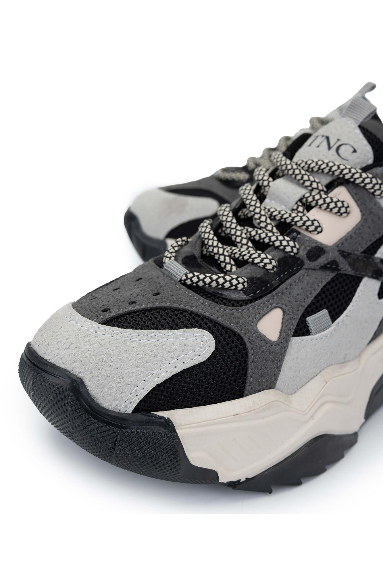 Tamer Tanca Kadın Vegan Buz/Siyah Sneakers & Spor Ayakkabı