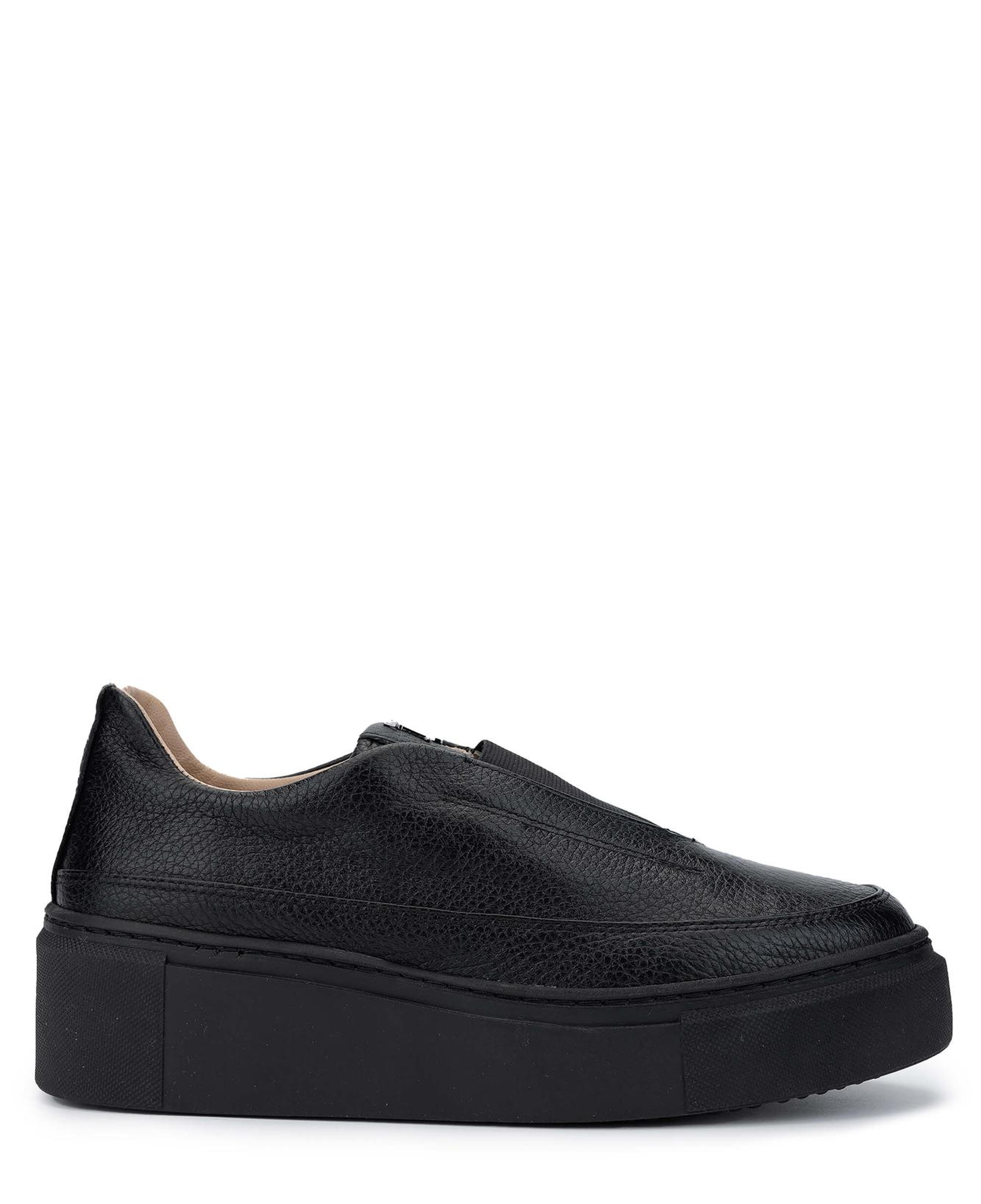 Tamer Tanca Kadın Hakiki Deri Siyah Floter Sneakers & Spor Ayakkabı