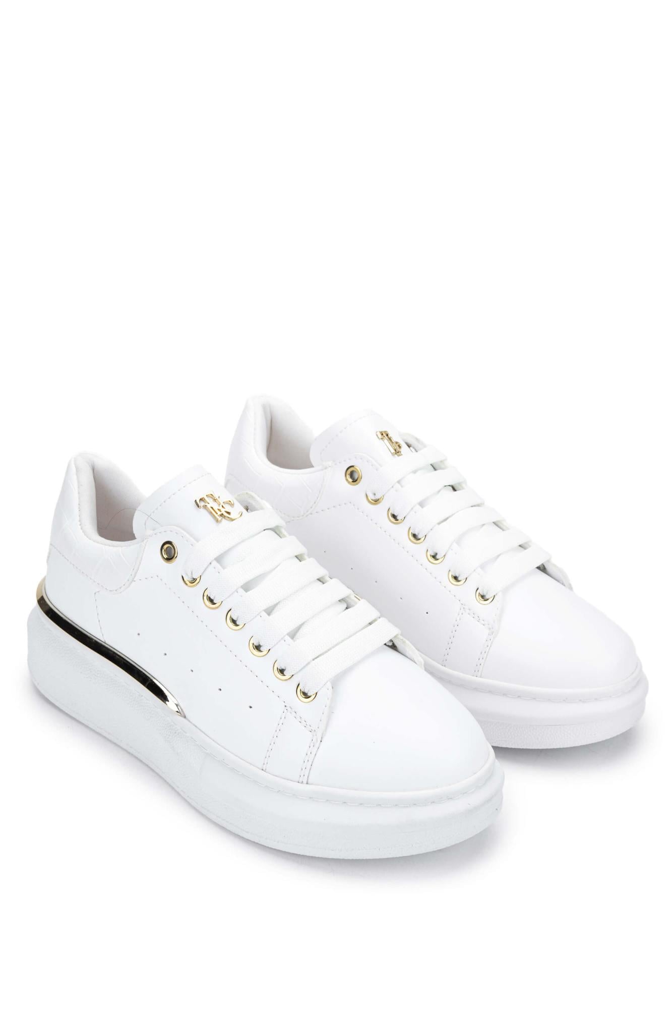 Tamer Tanca Kadın Vegan Beyaz Sneakers & Spor Ayakkabı