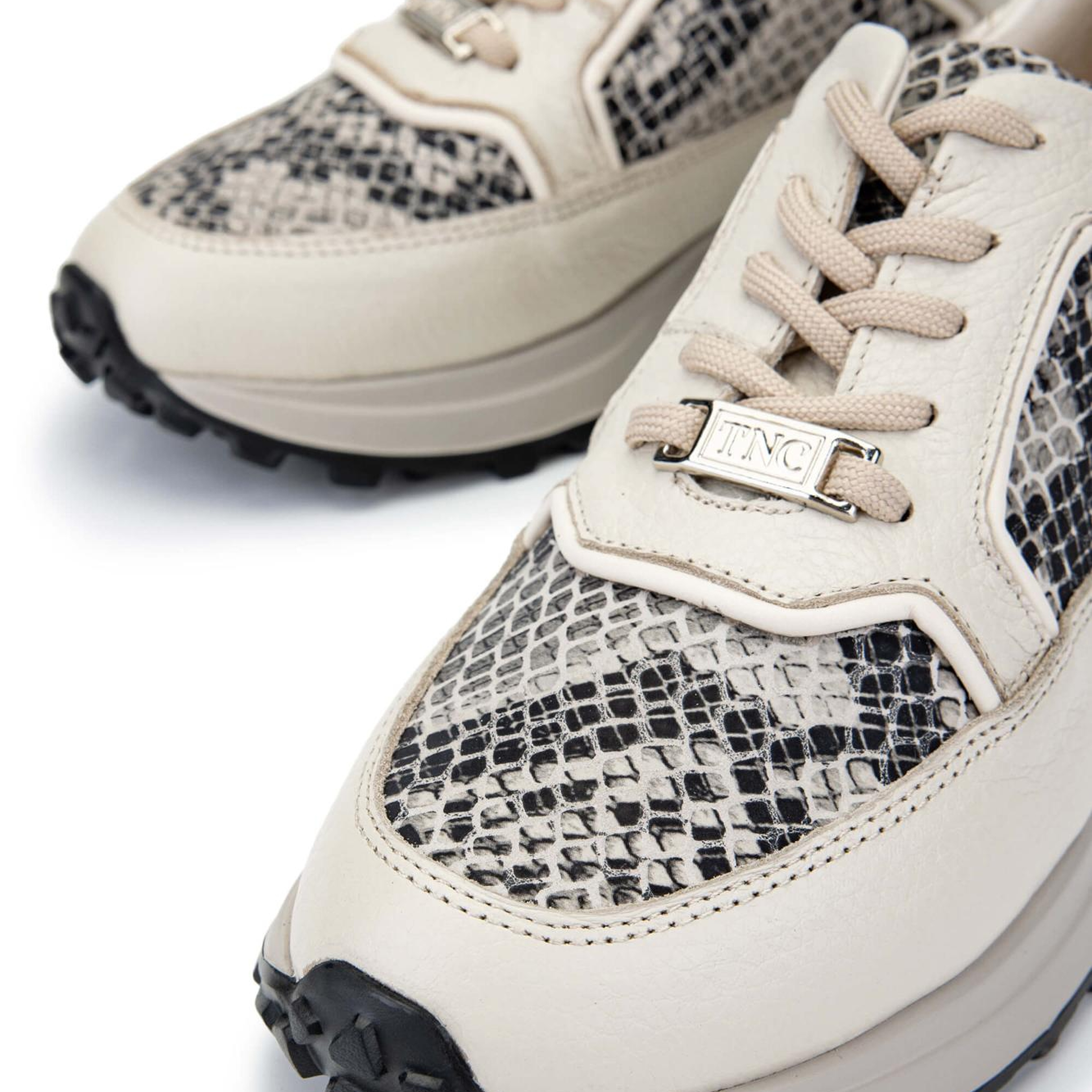 Tamer Tanca Kadın Hakiki Deri Bej Sneakers & Spor Ayakkabı