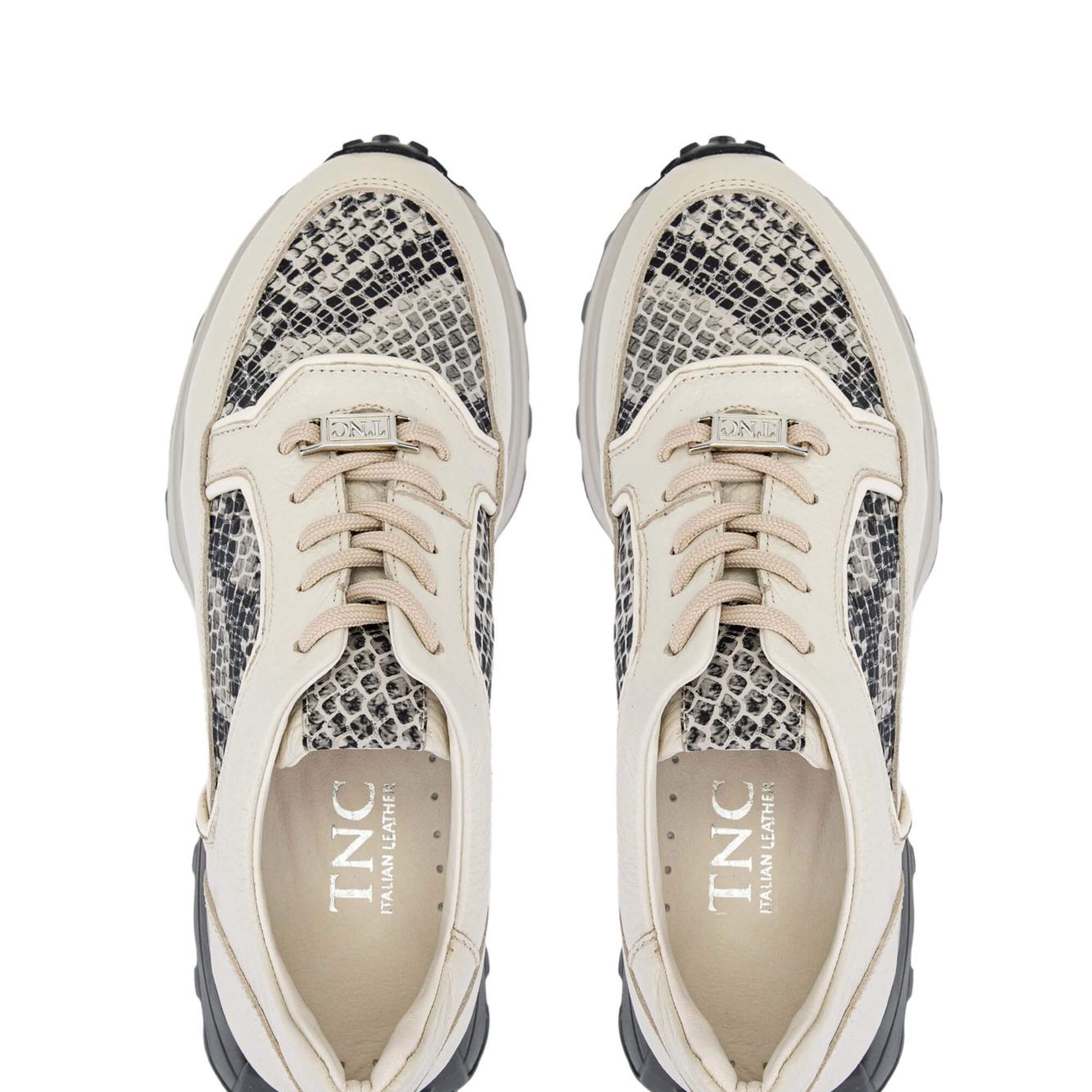 Tamer Tanca Kadın Hakiki Deri Bej Sneakers & Spor Ayakkabı