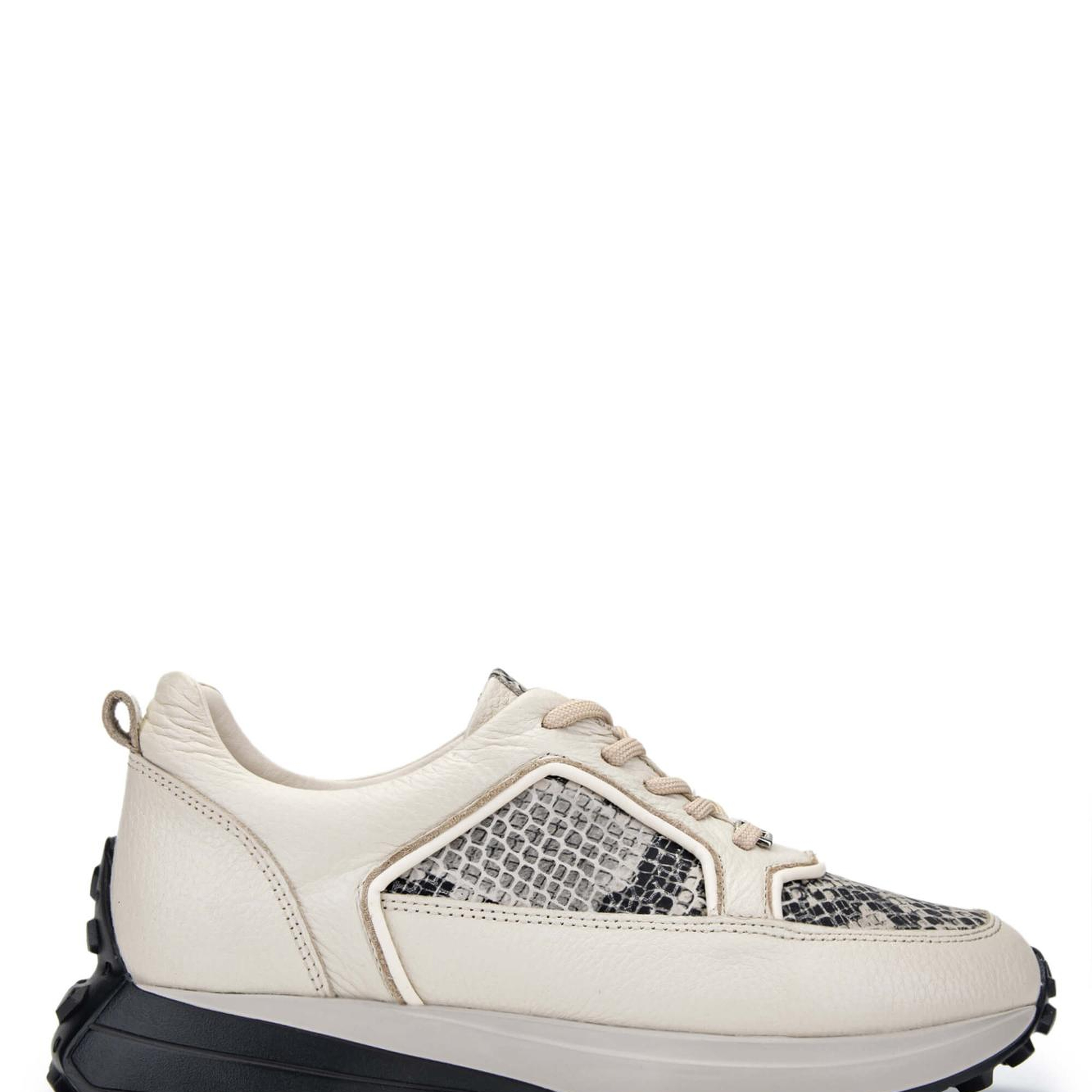 Tamer Tanca Kadın Hakiki Deri Bej Sneakers & Spor Ayakkabı