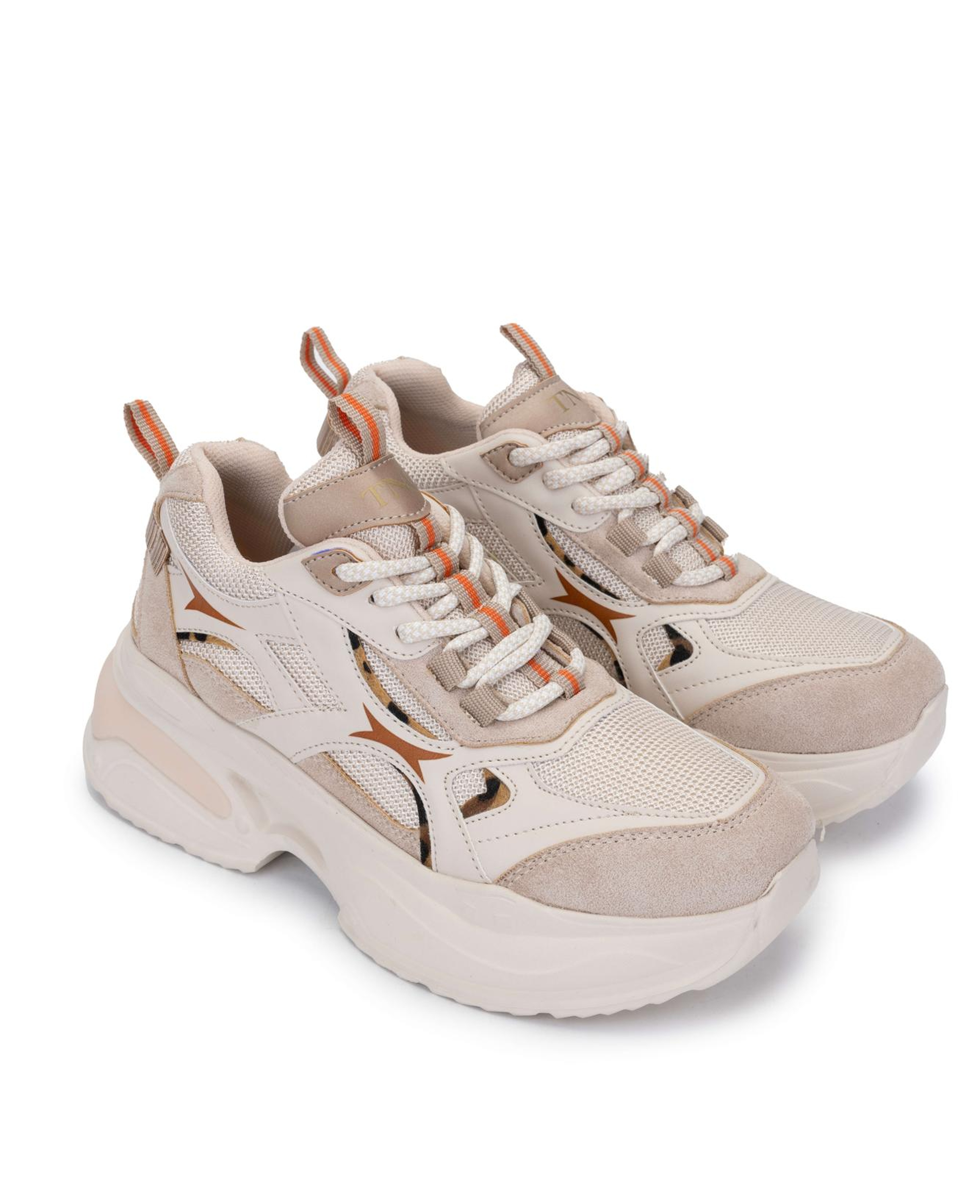 Tamer Tanca Kadın Tekstil/Vegan Bej Sneakers & Spor Ayakkabı