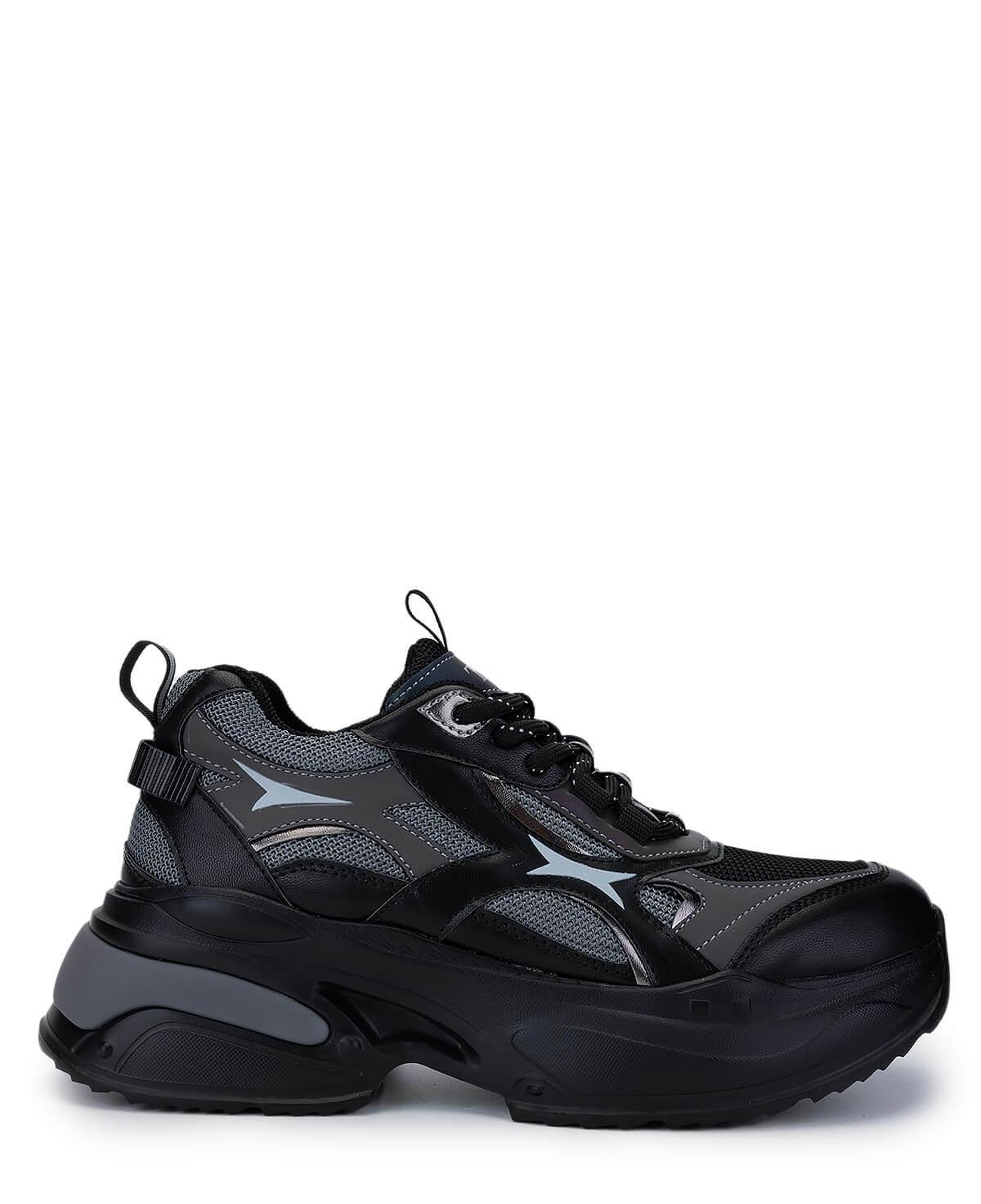Tamer Tanca Kadın Tekstil/Vegan Siyah Sneakers & Spor Ayakkabı