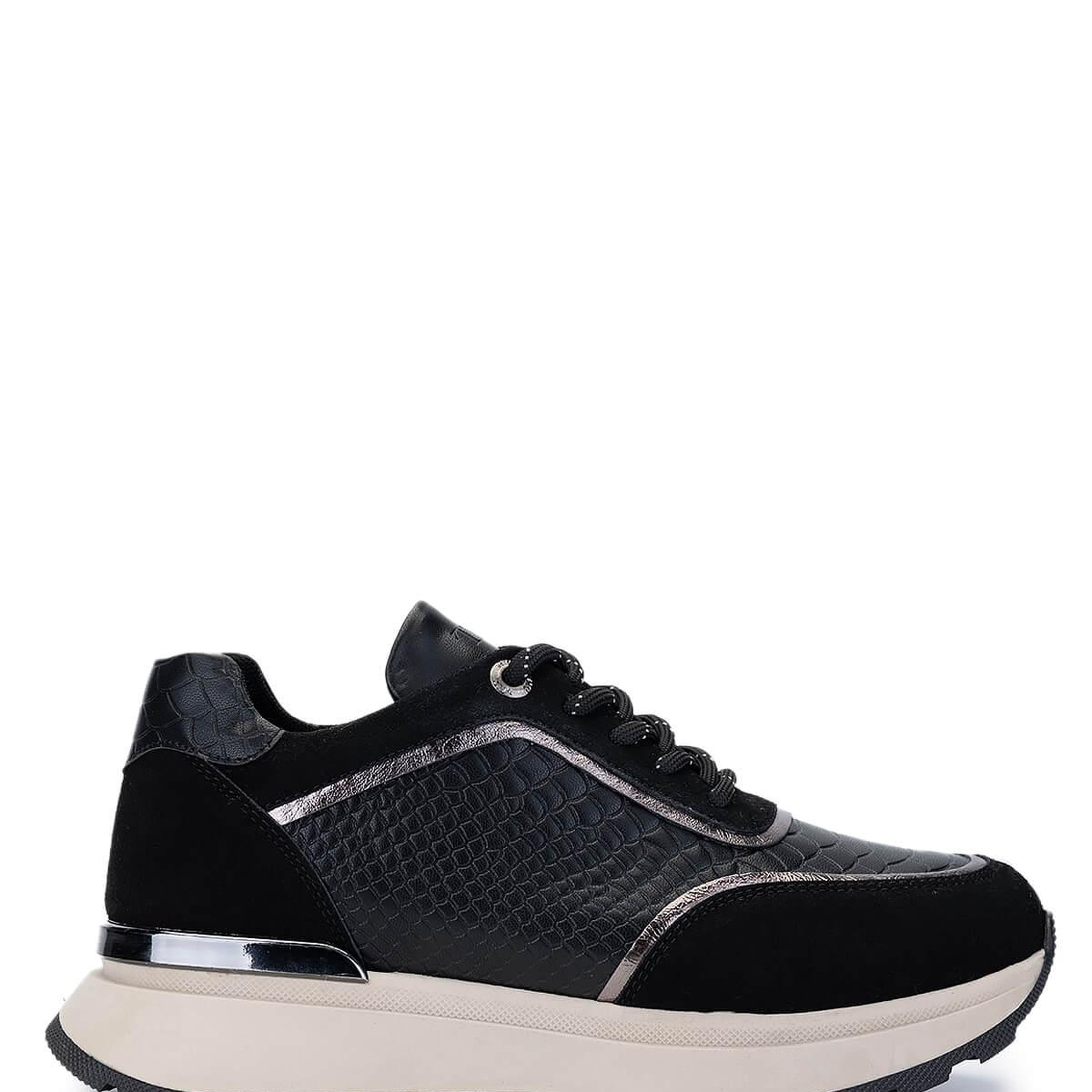 Tamer Tanca Kadın Vegan Siyah Sneakers & Spor Ayakkabı