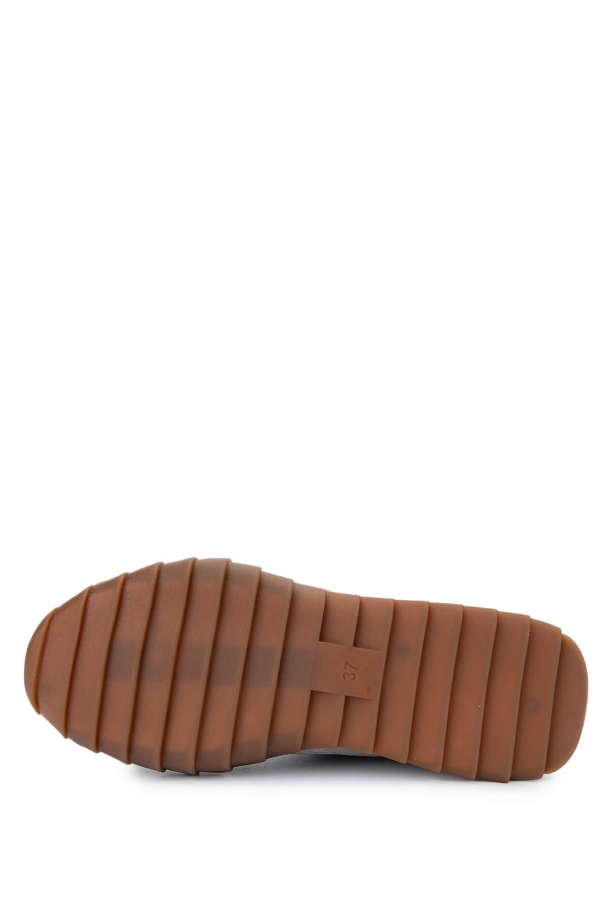 Tamer Tanca Kadın Hakiki Deri Gri Sneakers & Spor Ayakkabı