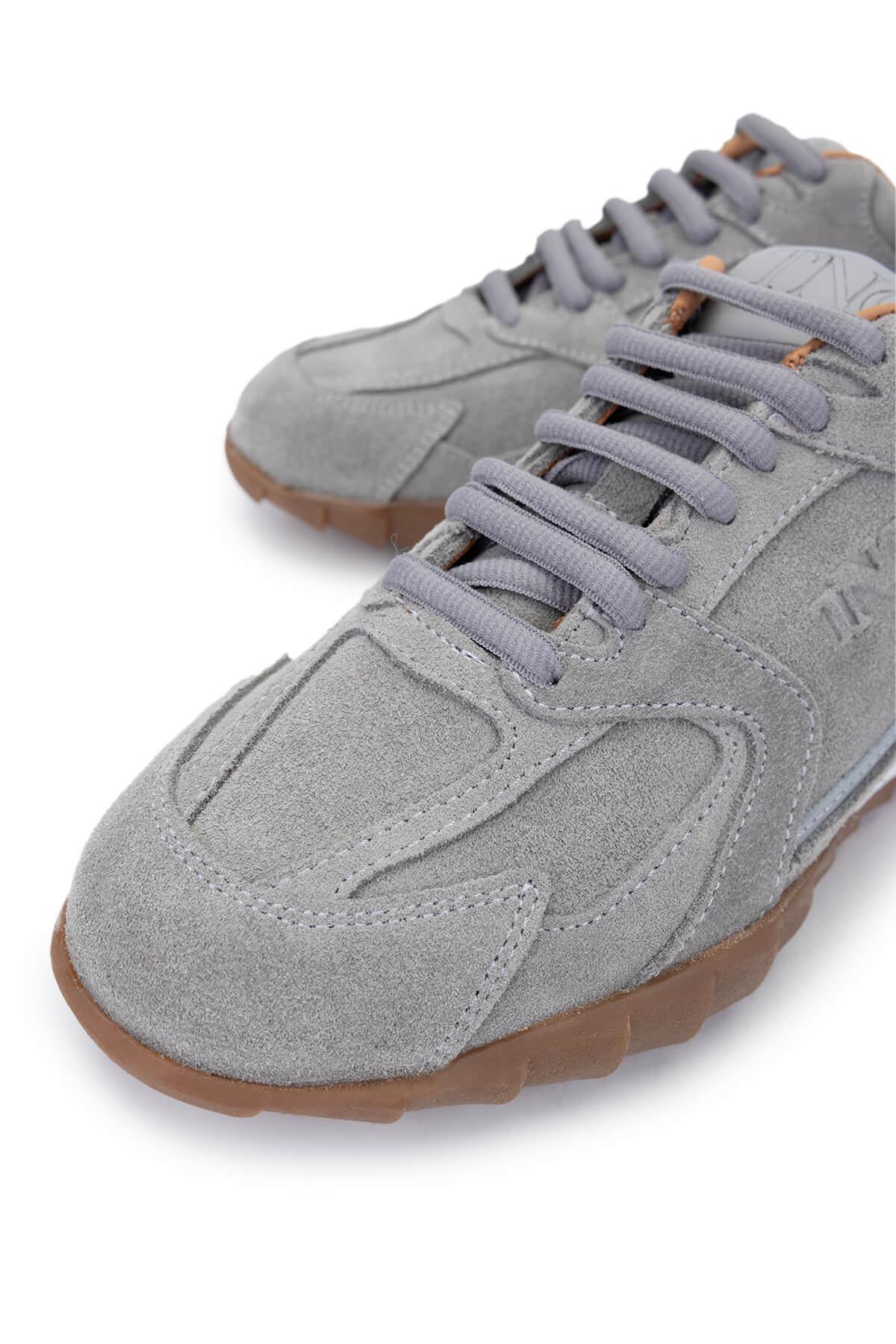 Tamer Tanca Kadın Hakiki Deri Gri Sneakers & Spor Ayakkabı