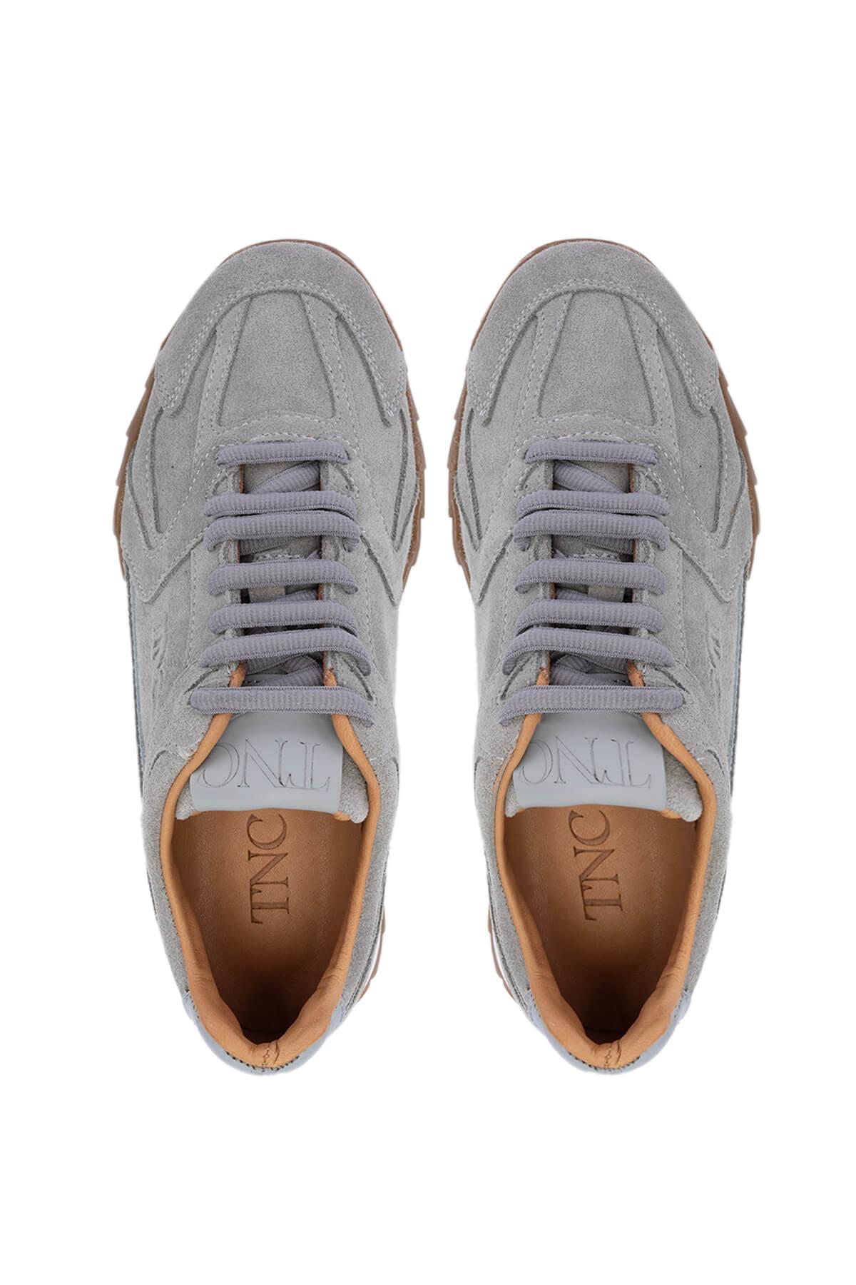 Tamer Tanca Kadın Hakiki Deri Gri Sneakers & Spor Ayakkabı