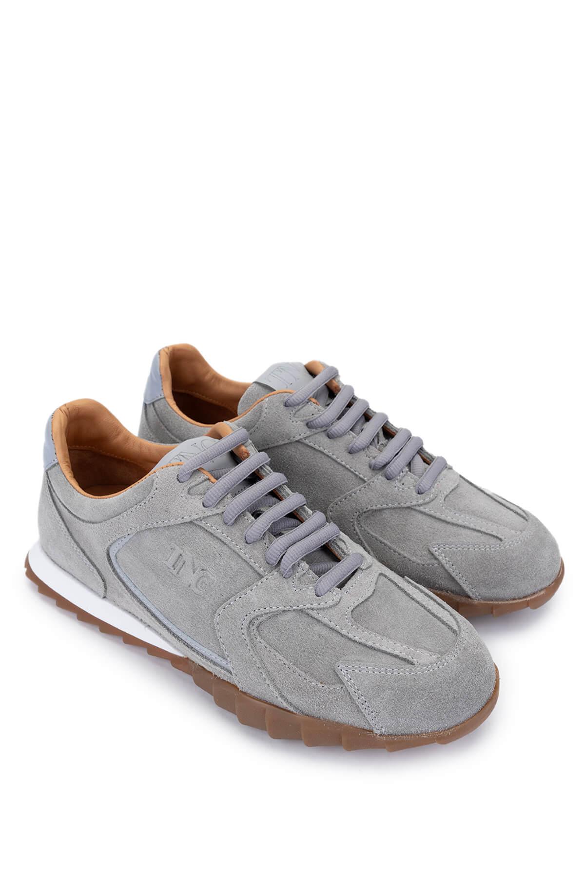 Tamer Tanca Kadın Hakiki Deri Gri Sneakers & Spor Ayakkabı