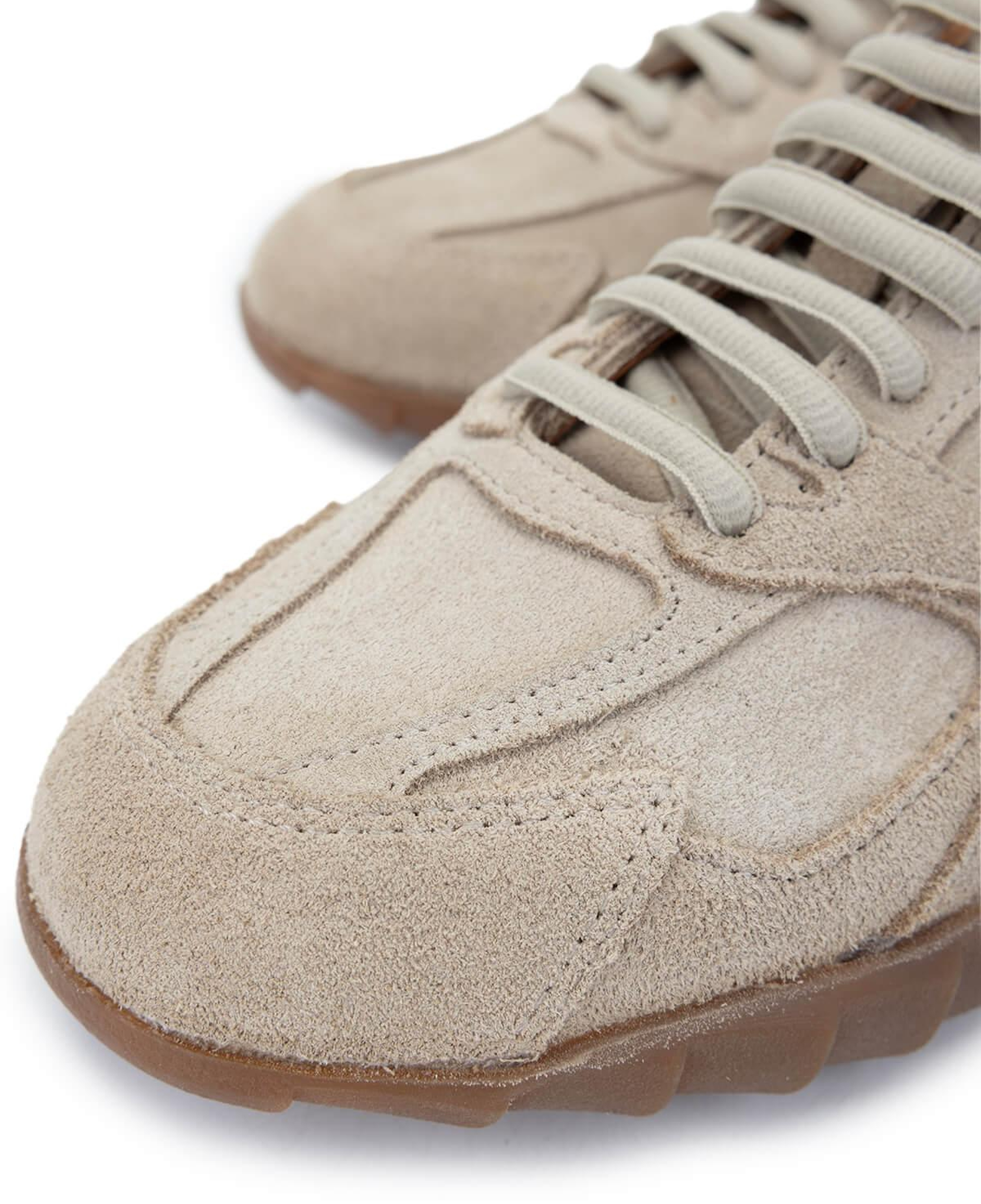 Tamer Tanca Kadın Hakiki Deri Bej Süet Sneakers & Spor Ayakkabı