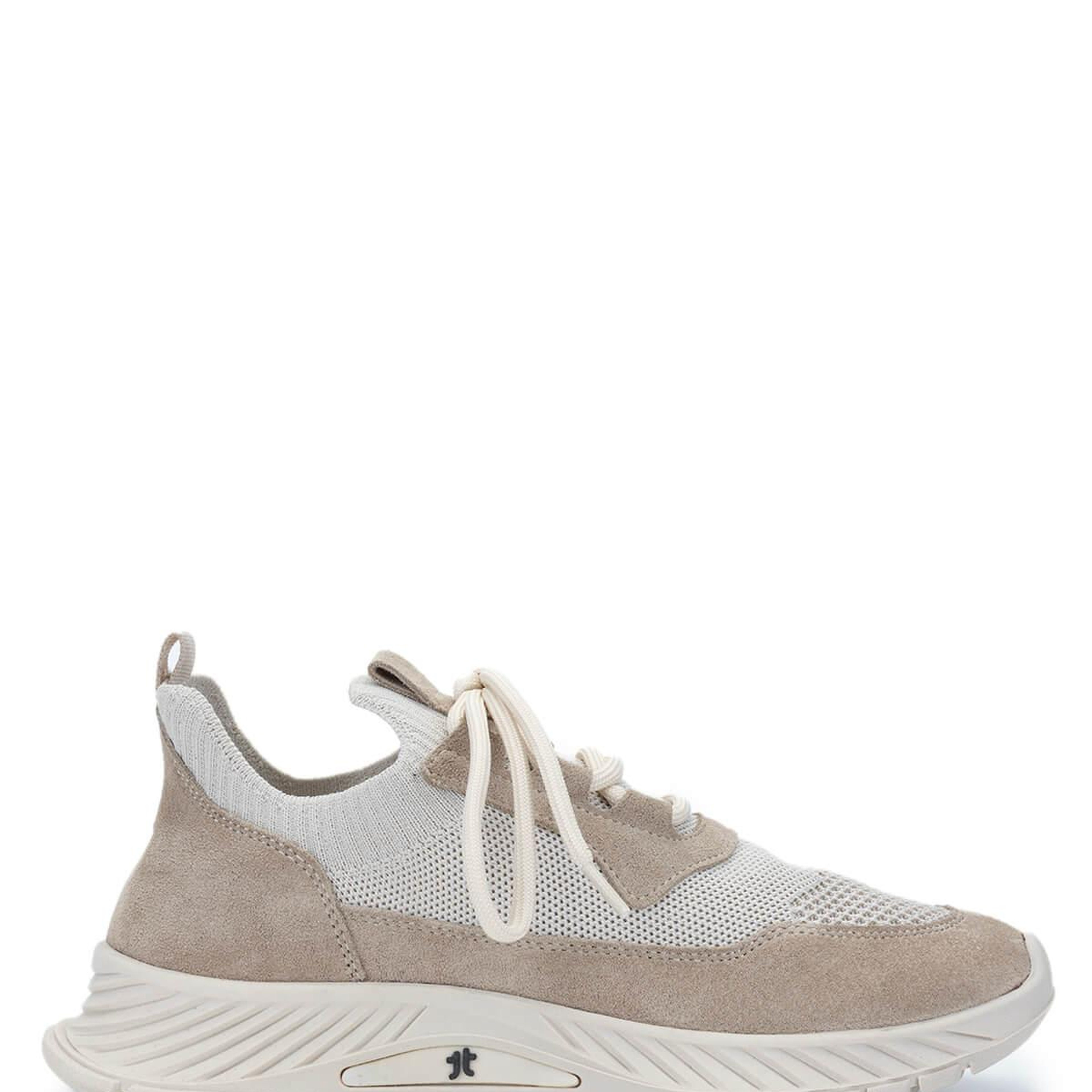 Tamer Tanca Kadın Deri & Tekstil Bej Süet Sneakers & Spor Ayakkabı