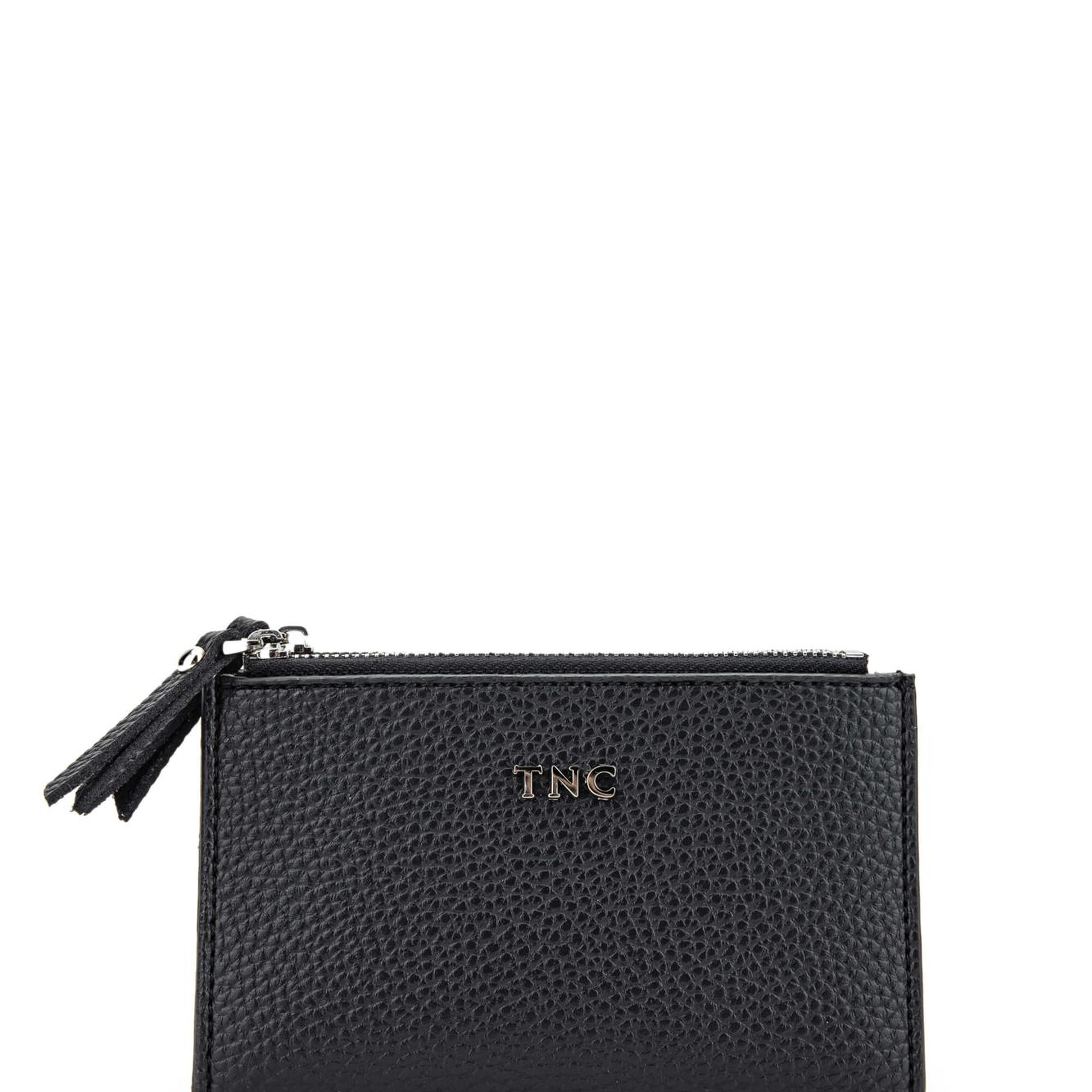 Tamer Tanca Kadın Vegan Siyah Cüzdan Cuzdan