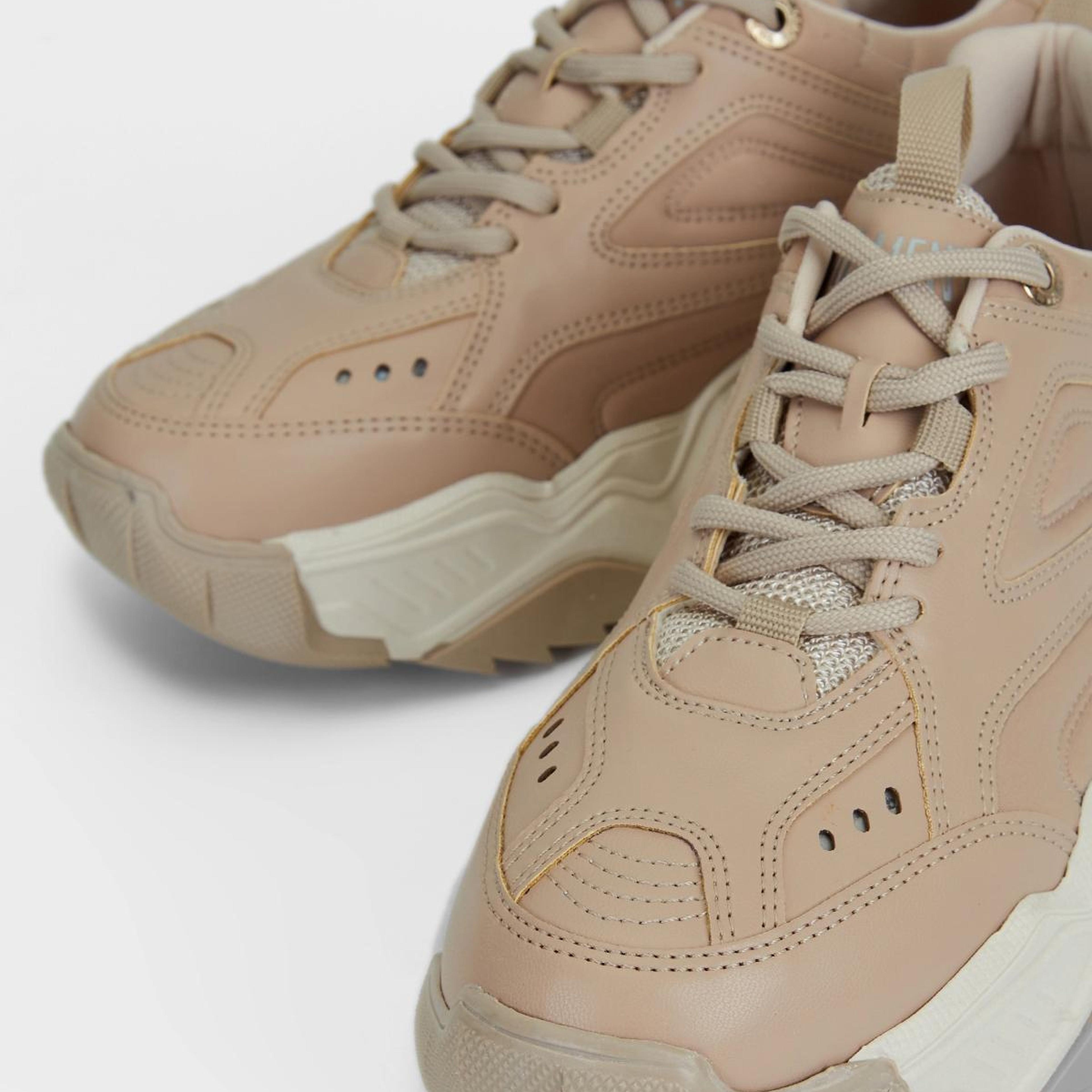 Valmenti Kadın Suni Deri Nude Sneakers & Spor Ayakkabı