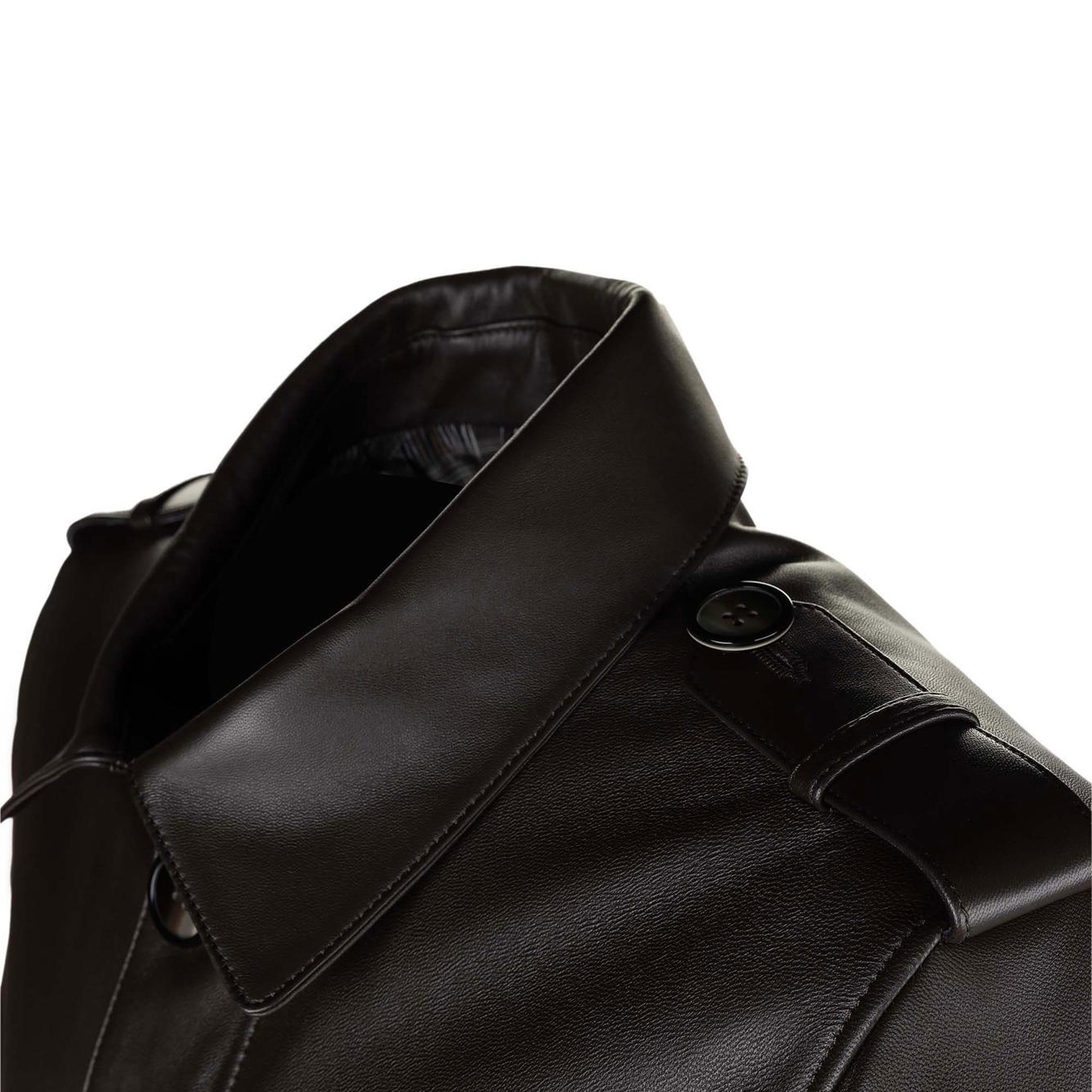 Tamer Tanca Erkek Hakiki Deri Kahverengi Deri Mont