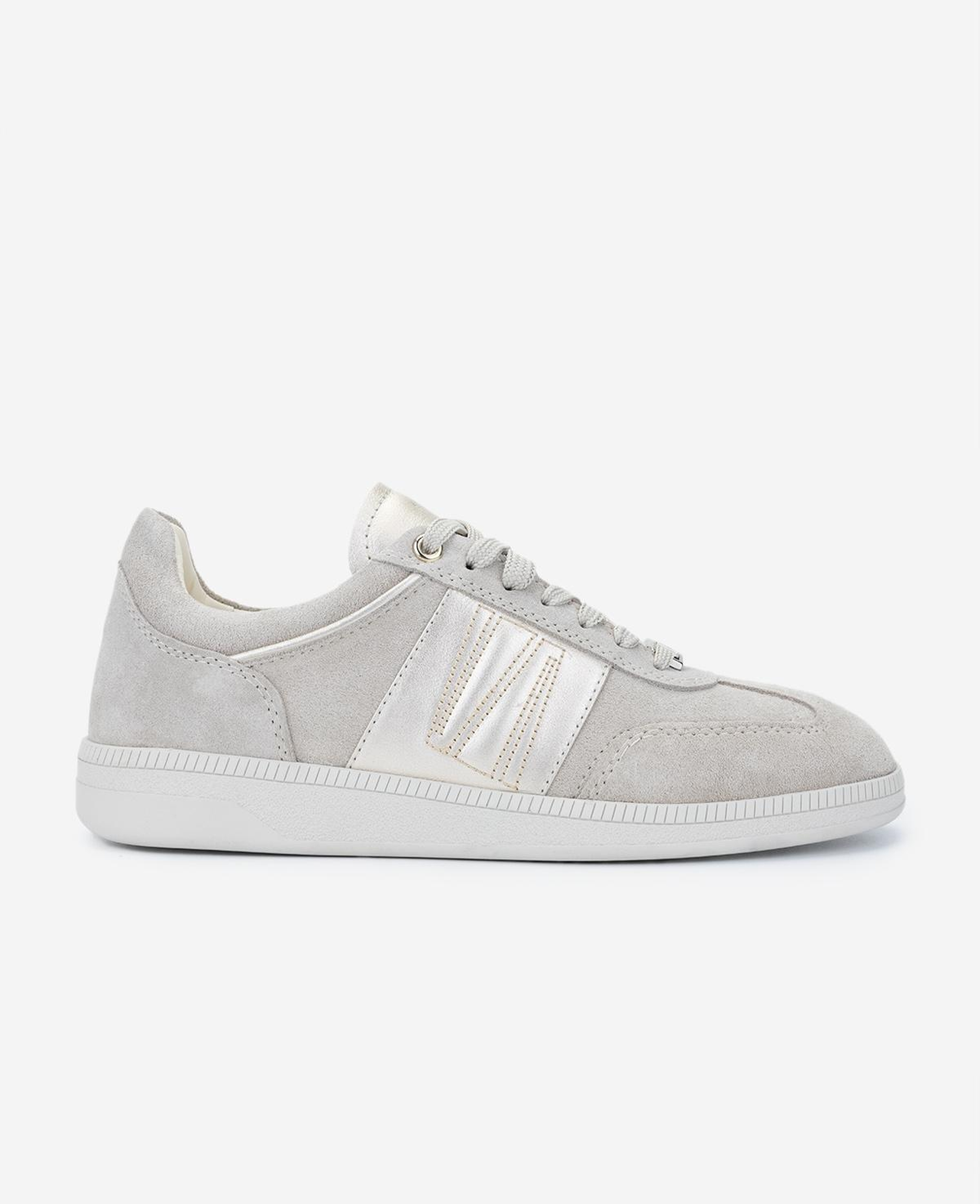 Valmenti Kadın Hakiki Deri Bej Süet Sneakers & Spor Ayakkabı