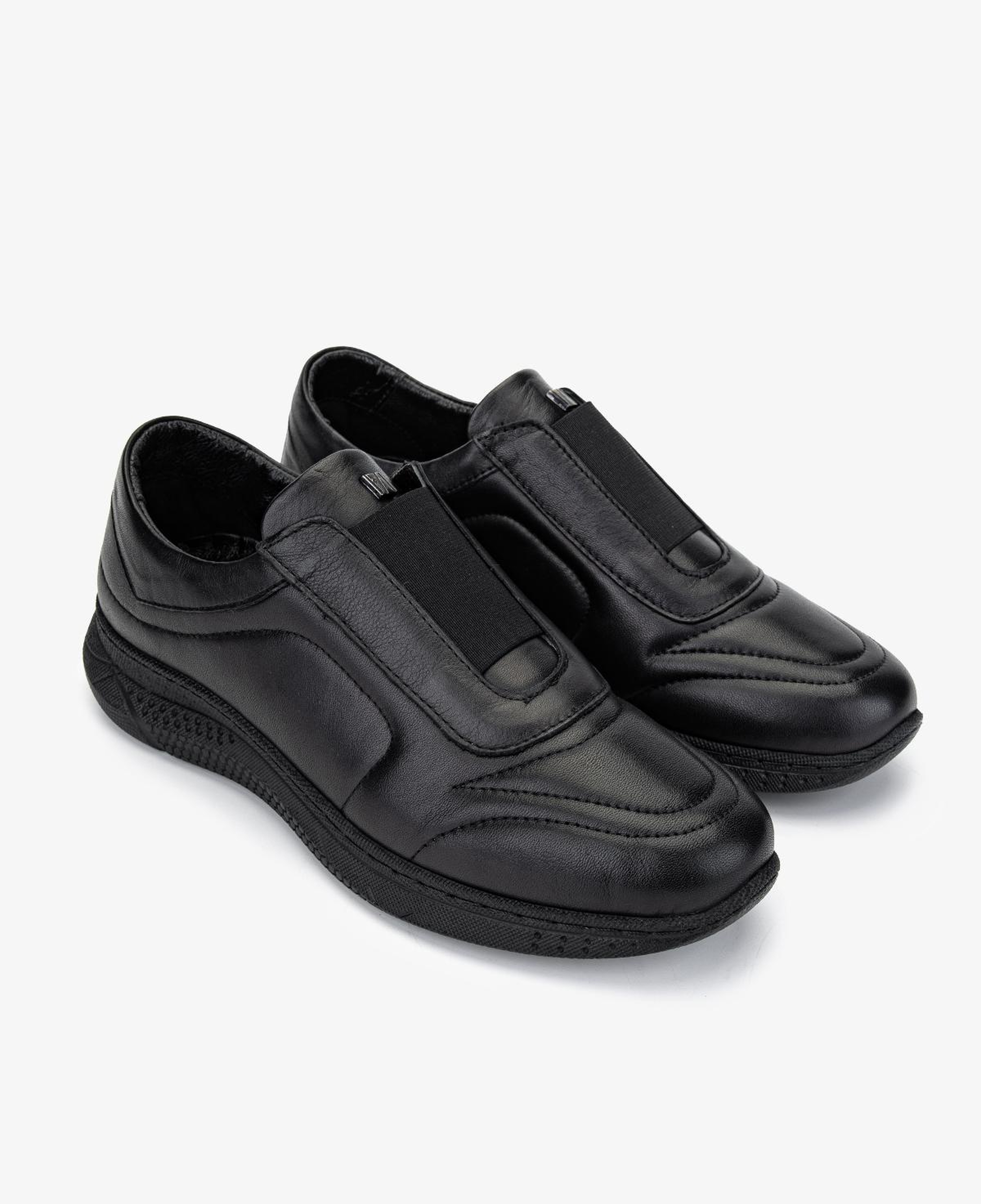 Valmenti Kadın Hakiki Deri Siyah Sneakers & Spor Ayakkabı