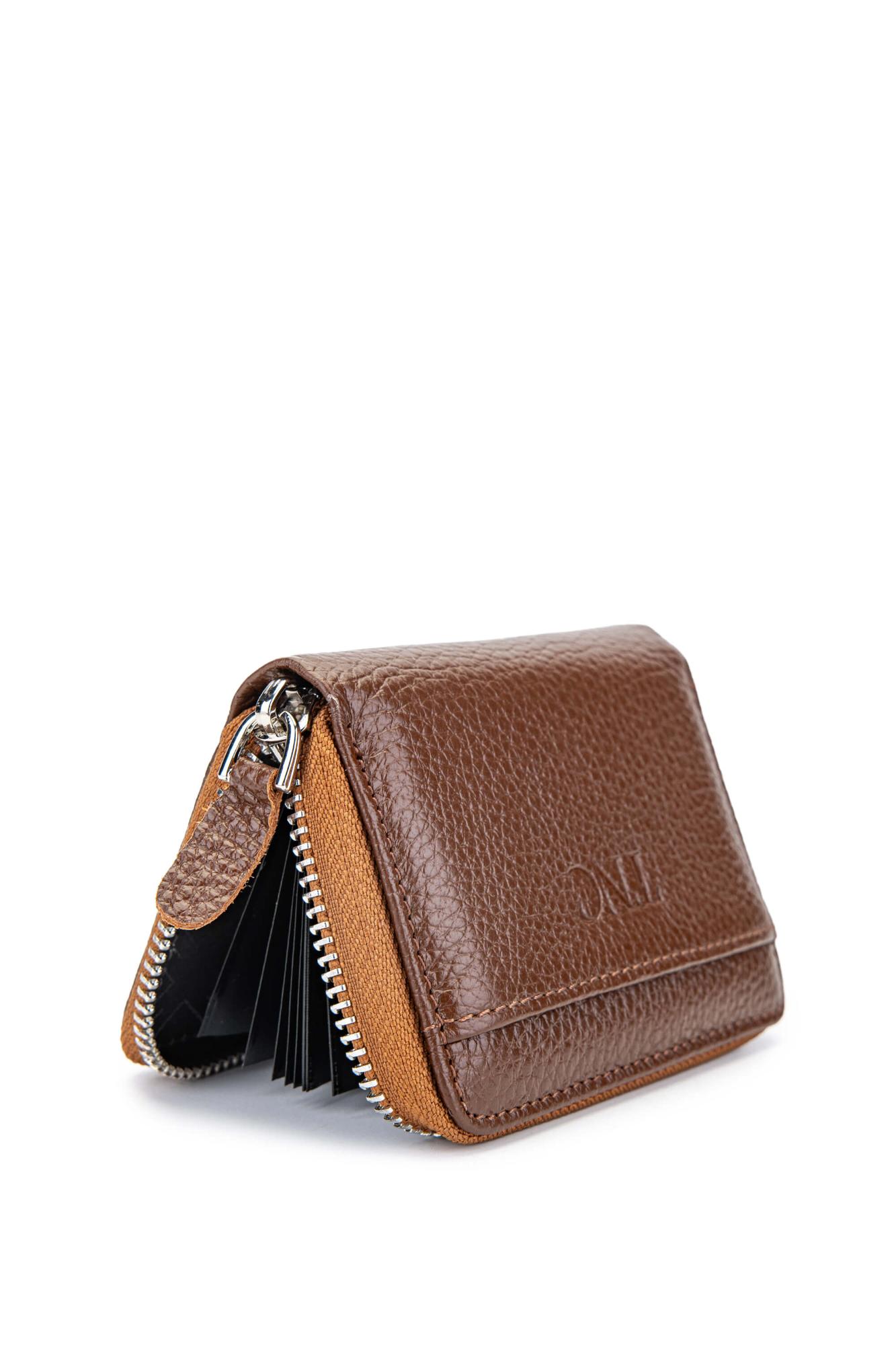 Tamer Tanca Erkek Hakiki Deri Taba Kartlık