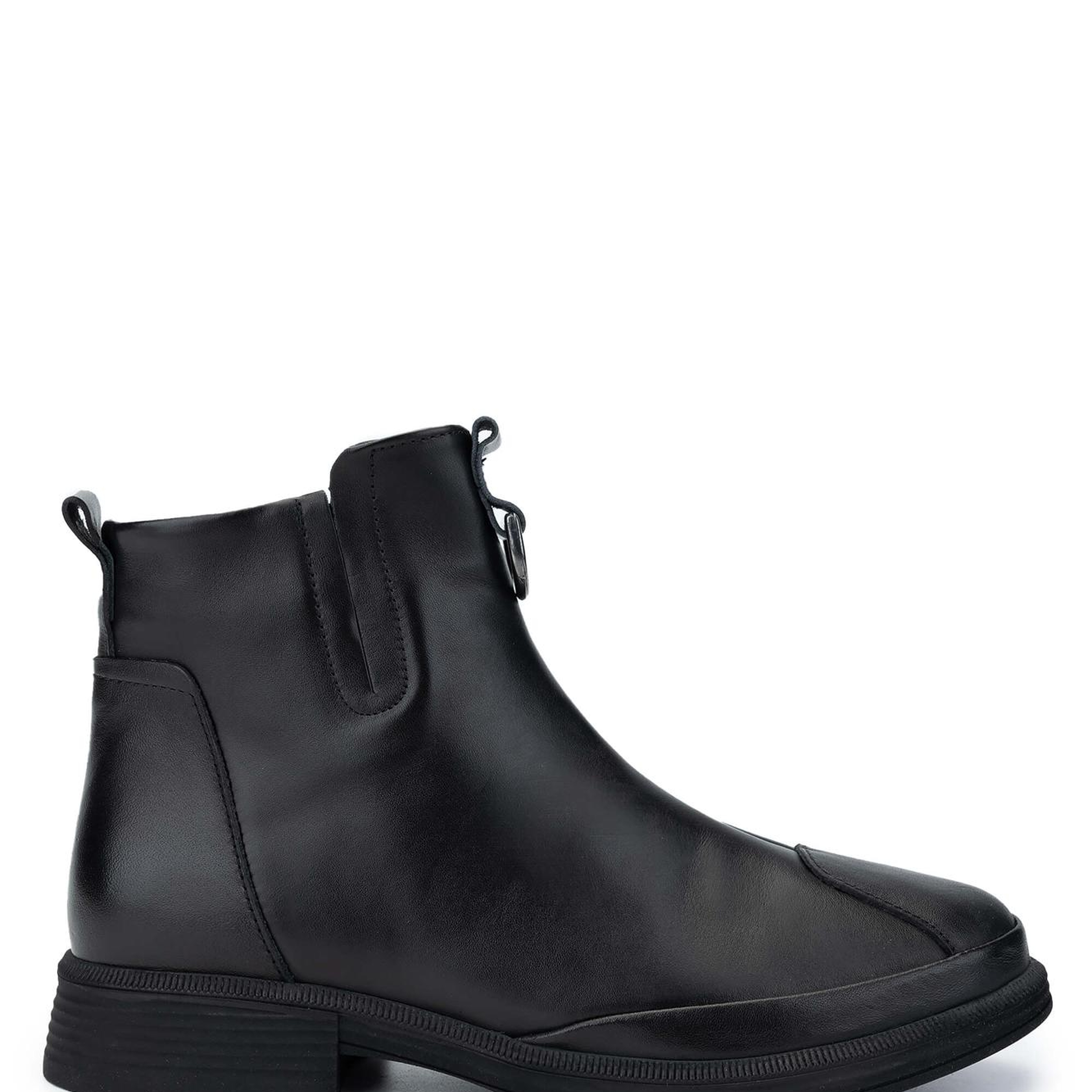 Tamer Tanca Kadın Hakiki Deri Siyah Deri Casual Bot