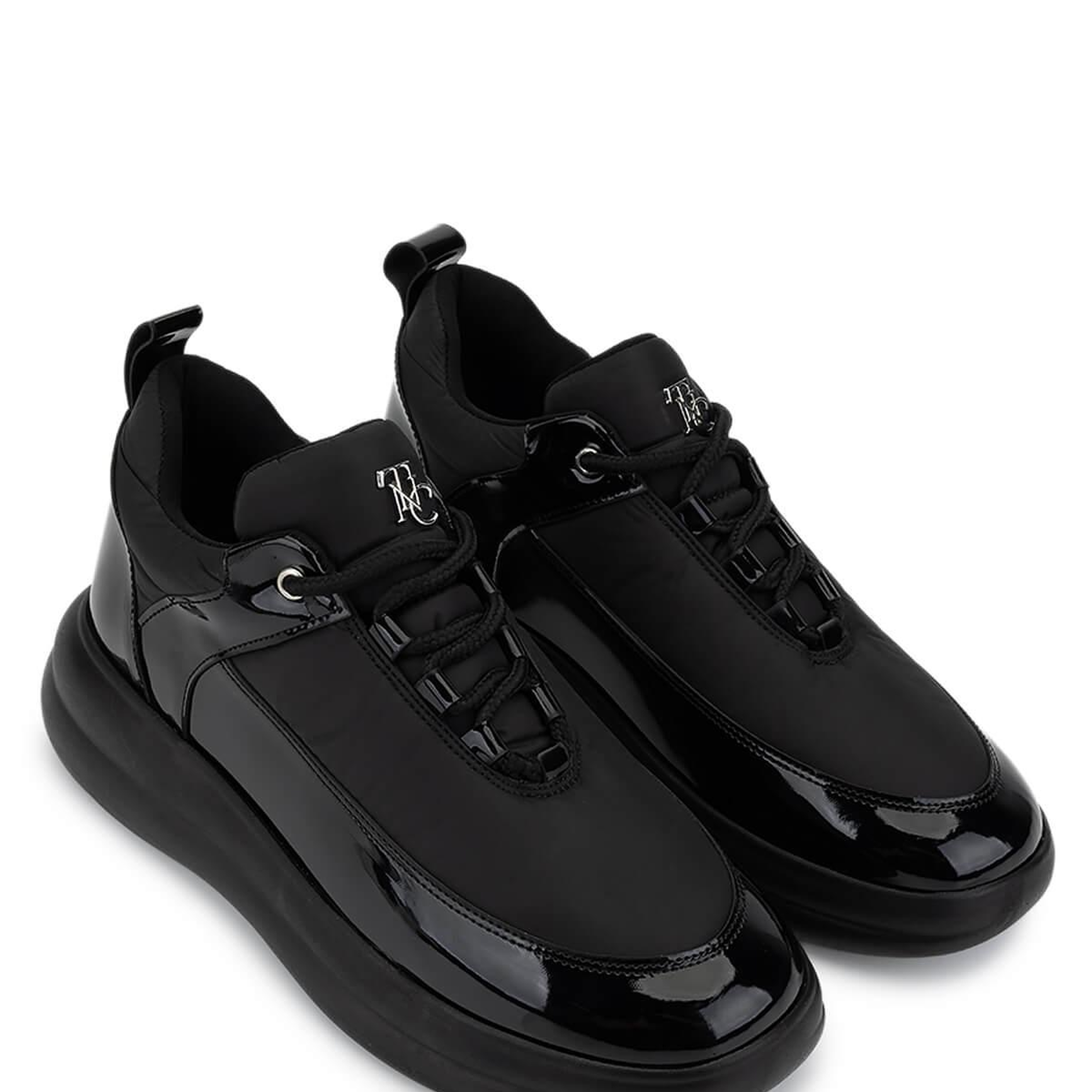 Tamer Tanca Kadın Suni Deri/Tekstil Siyah Sneakers & Spor Ayakkabı