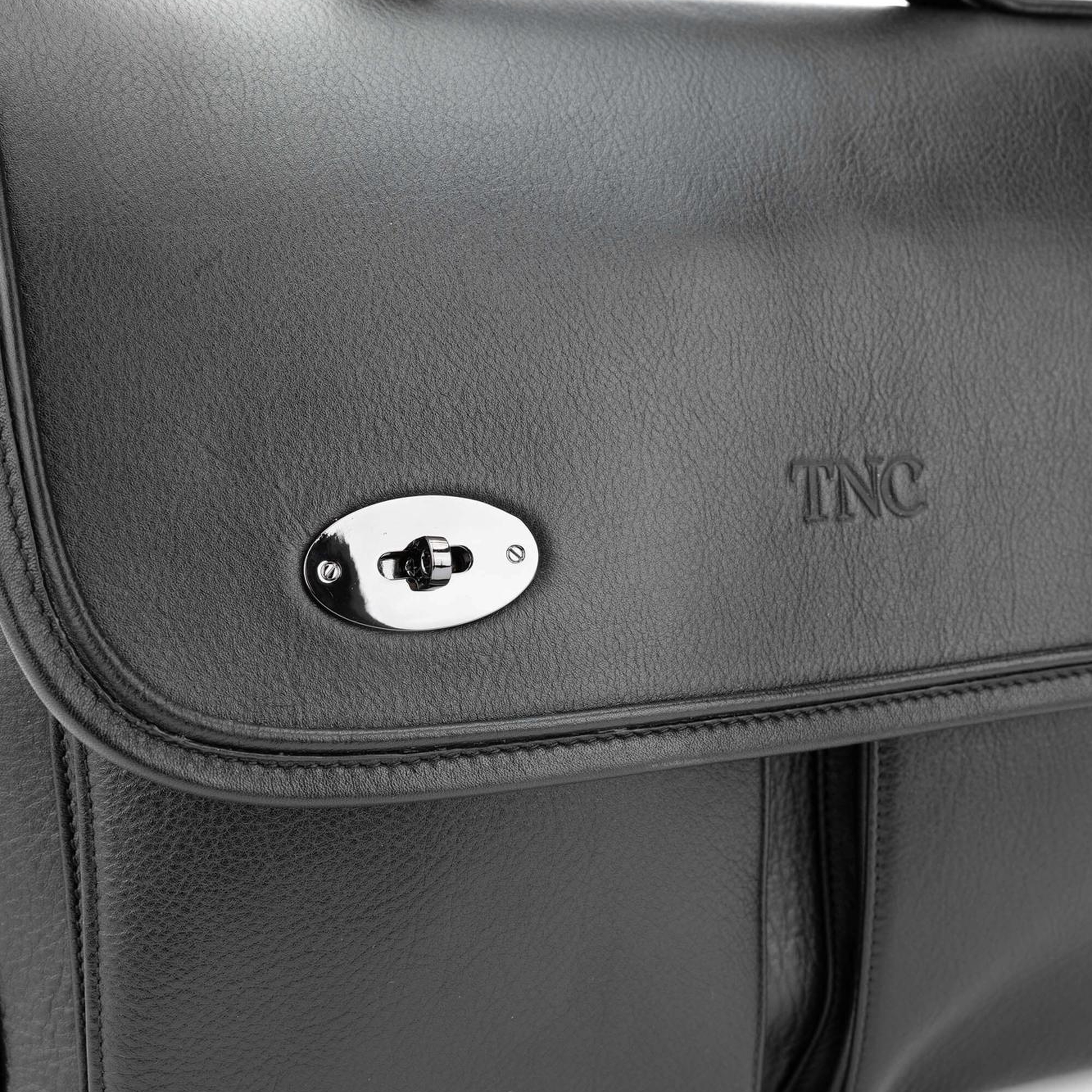 Tamer Tanca Erkek Hakiki Deri Siyah Evrak Çantası