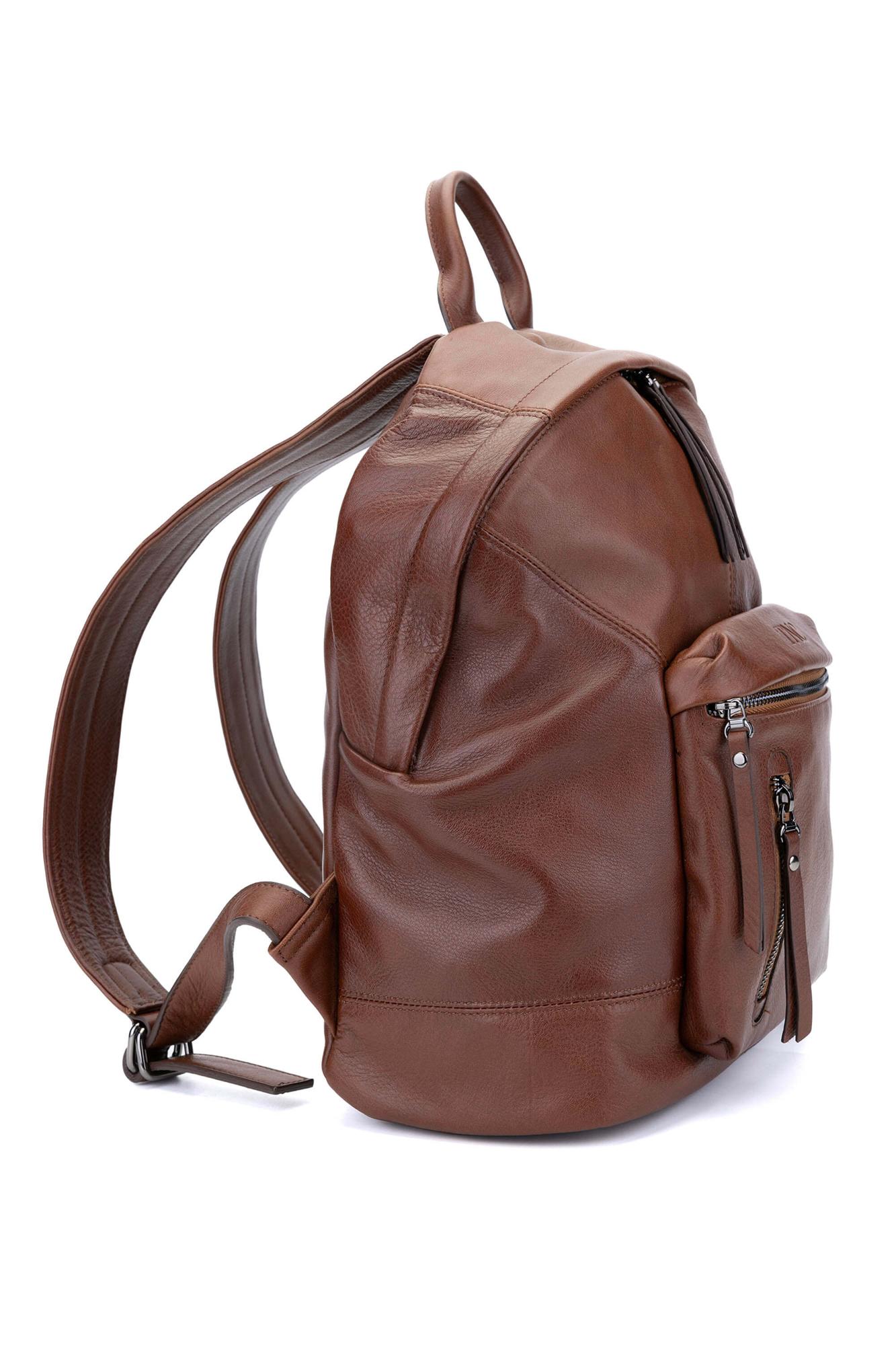 Tamer Tanca Erkek Hakiki Deri Taba Sırt Çantası