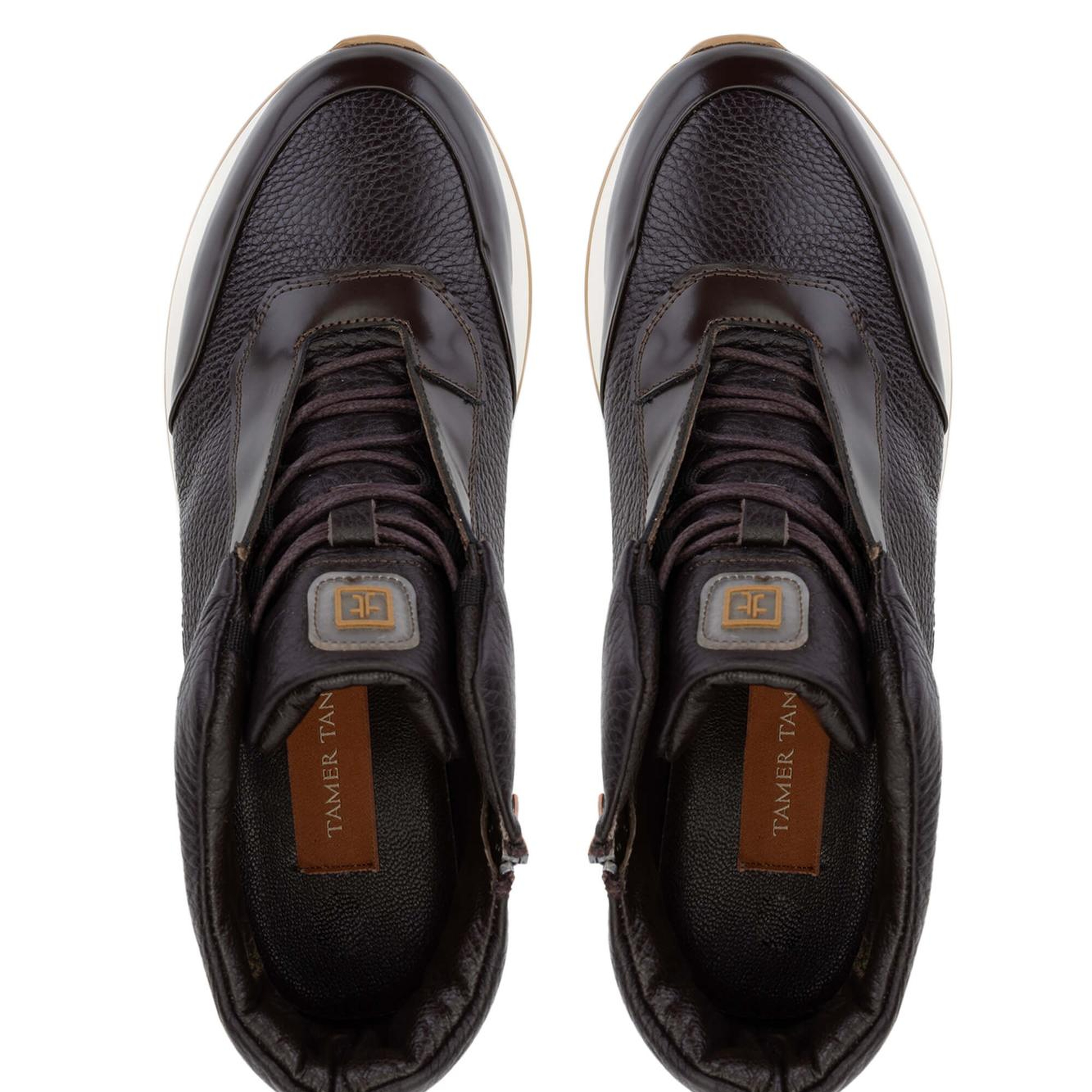 Tamer Tanca Erkek Hakiki Deri Kahverengi Bot Ayakkabı