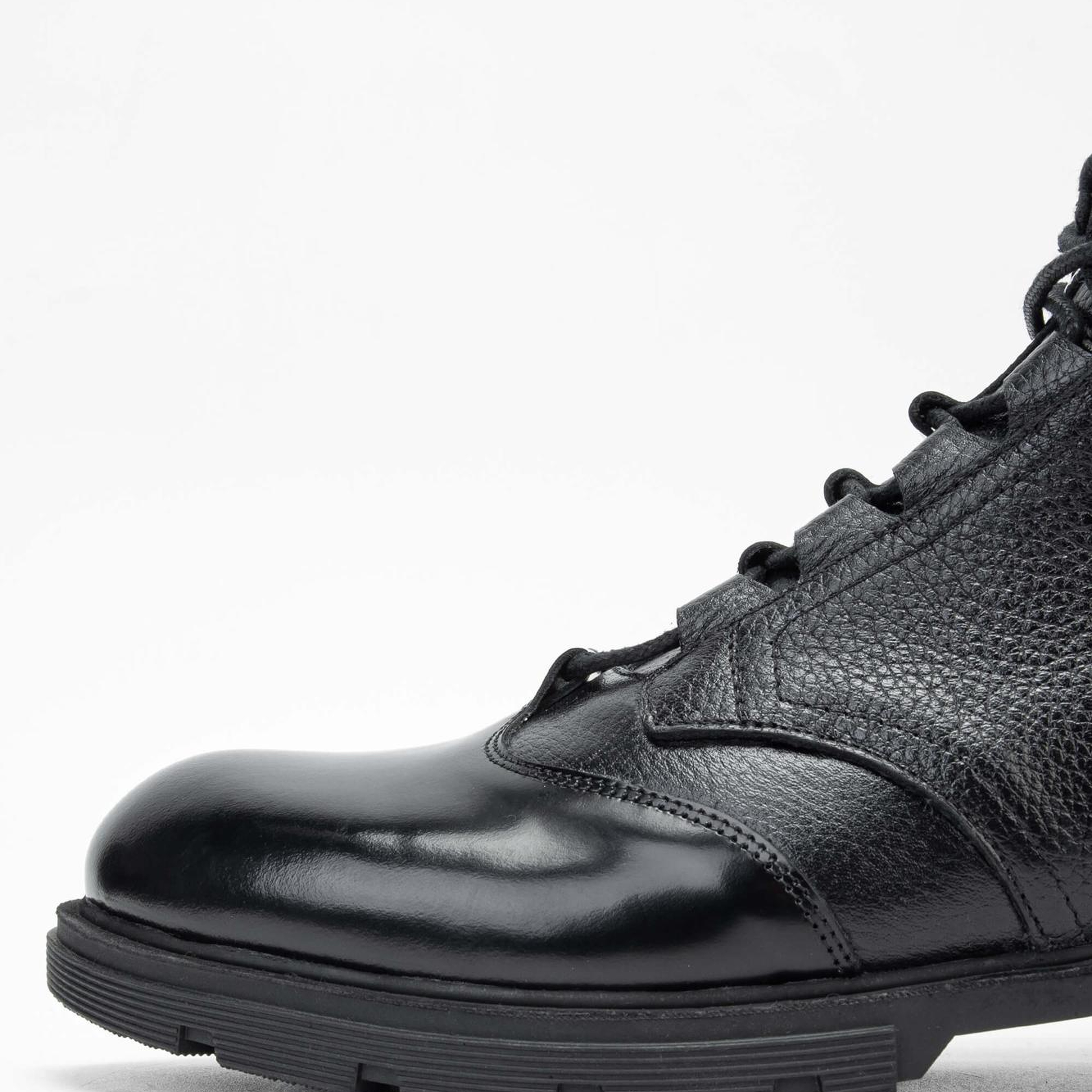 Tamer Tanca Erkek Hakiki Deri Siyah POSTAL Bot