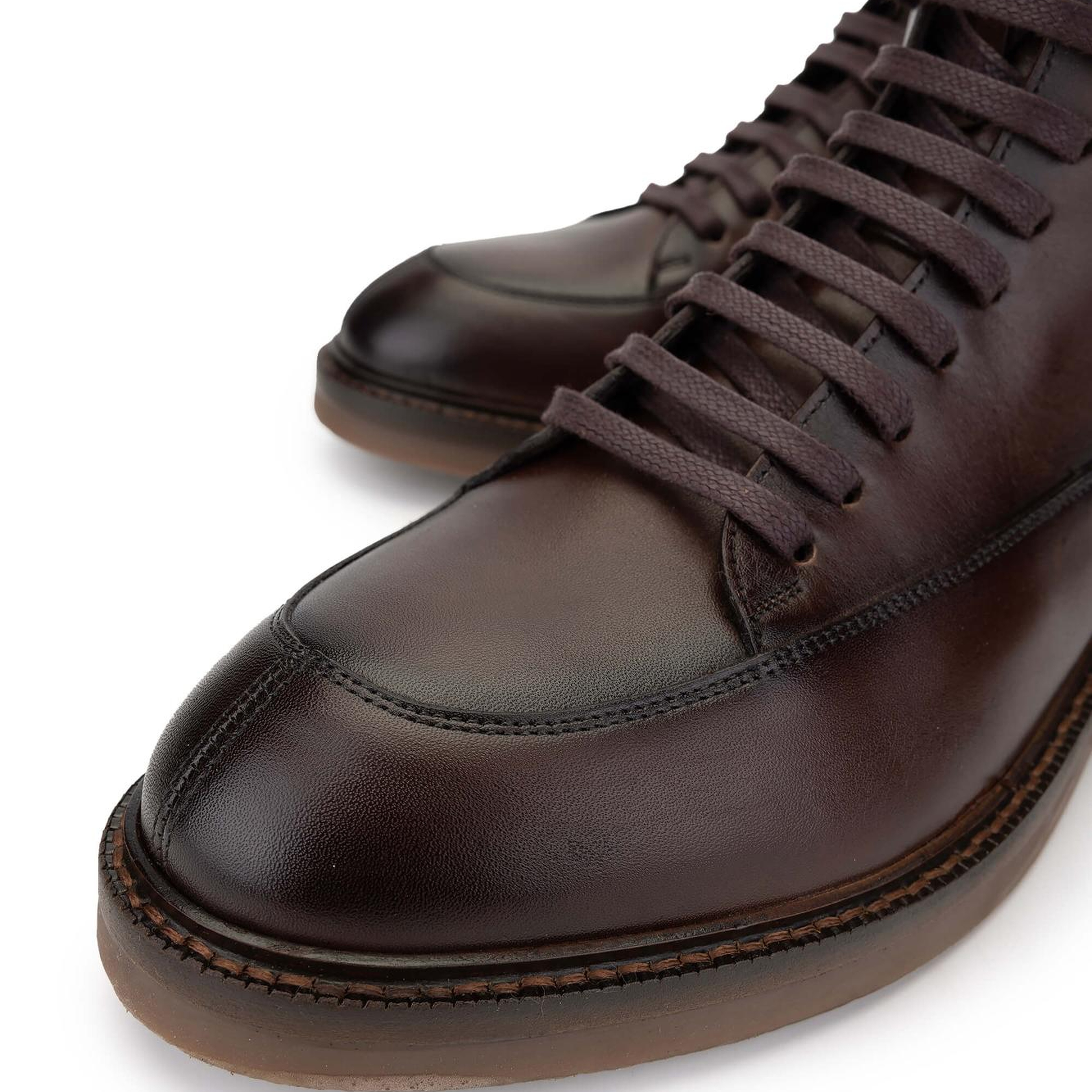 Tamer Tanca Erkek Hakiki Deri Kahverengi Casual Bot