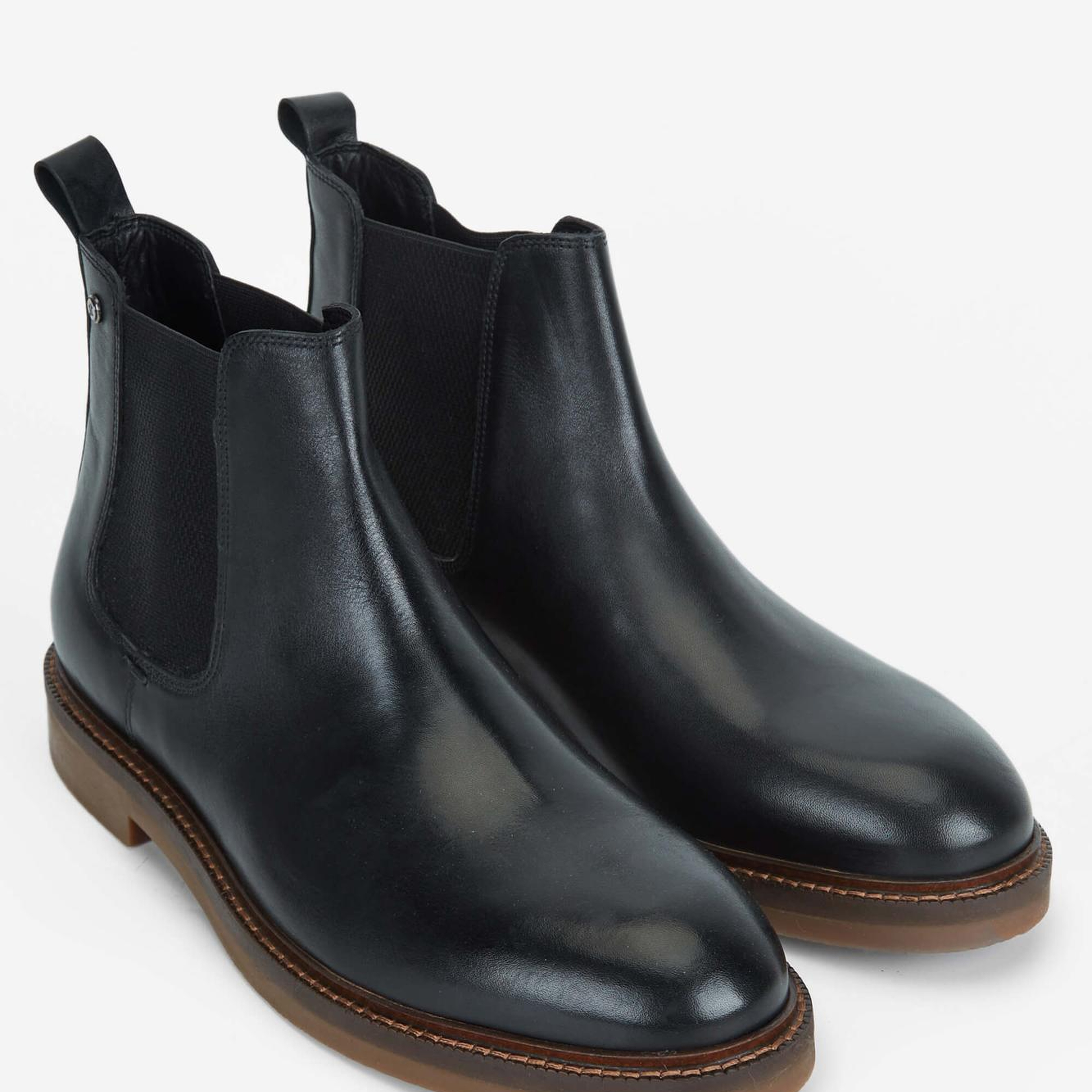 Tamer Tanca Erkek Hakiki Deri Siyah Deri Casual Bot