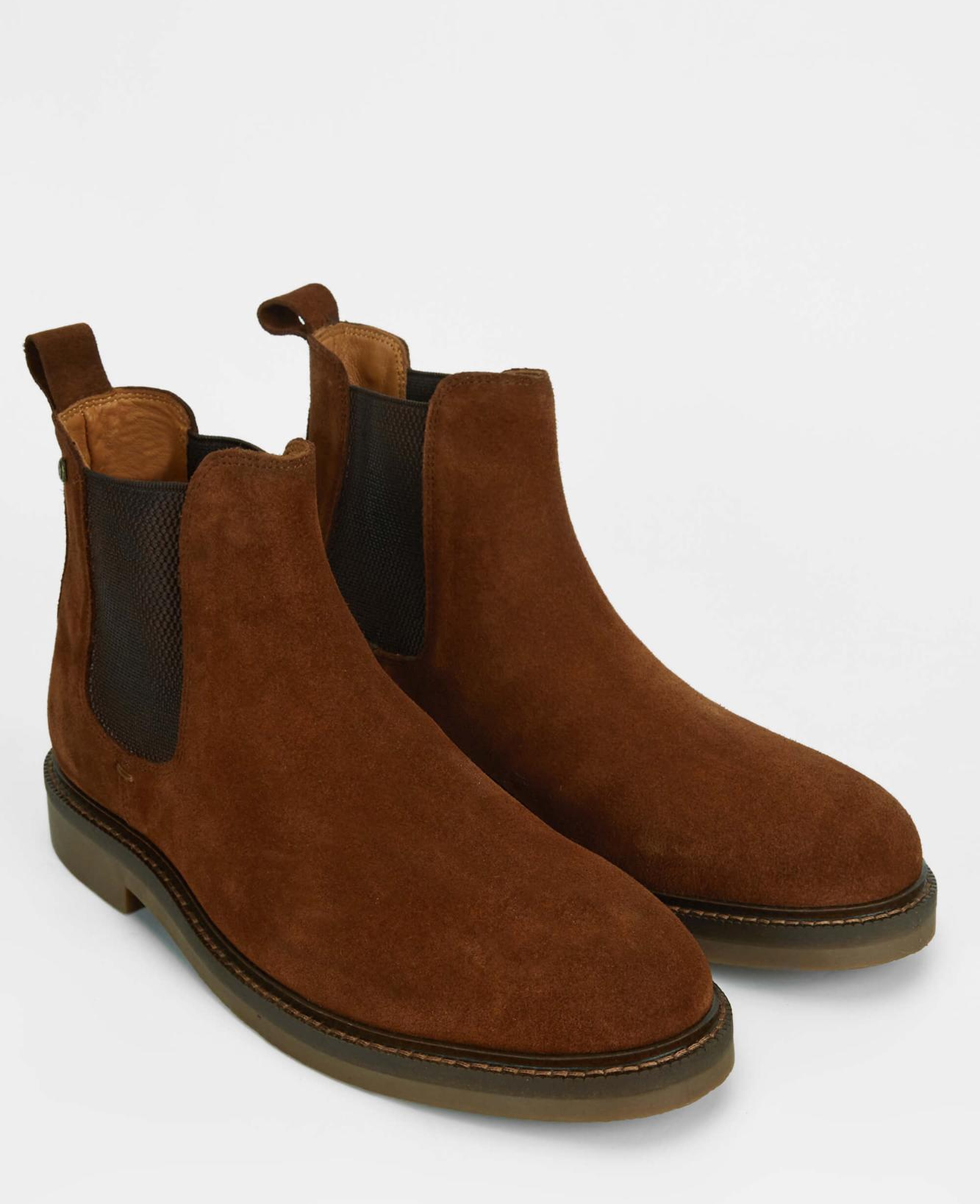 Tamer Tanca Erkek Hakiki Deri Kahverengi Süet Casual Bot