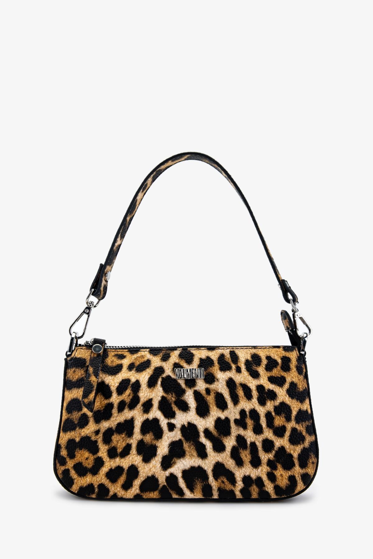 Valmenti Kadın Suni Deri Leopar Omuz Çanta