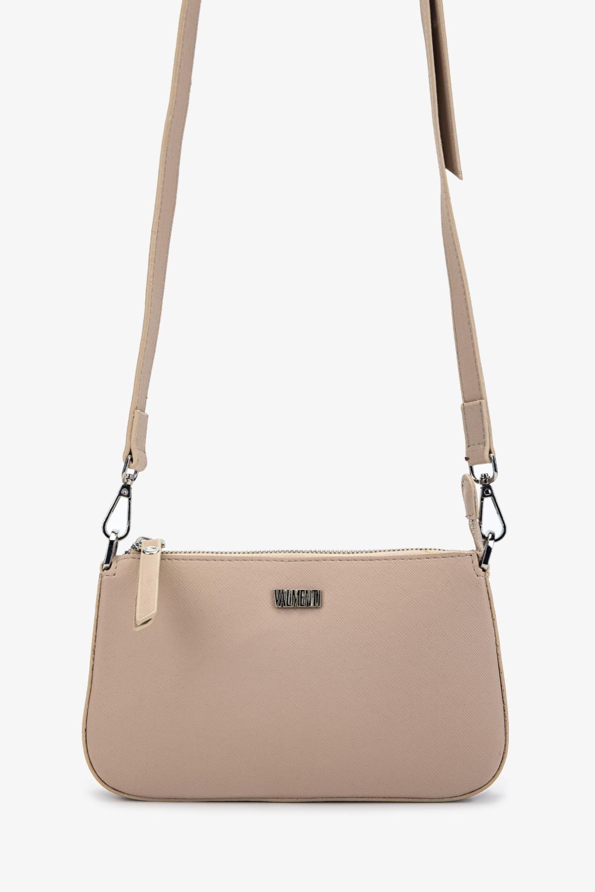 Valmenti Kadın Suni Deri Nude Omuz Çanta