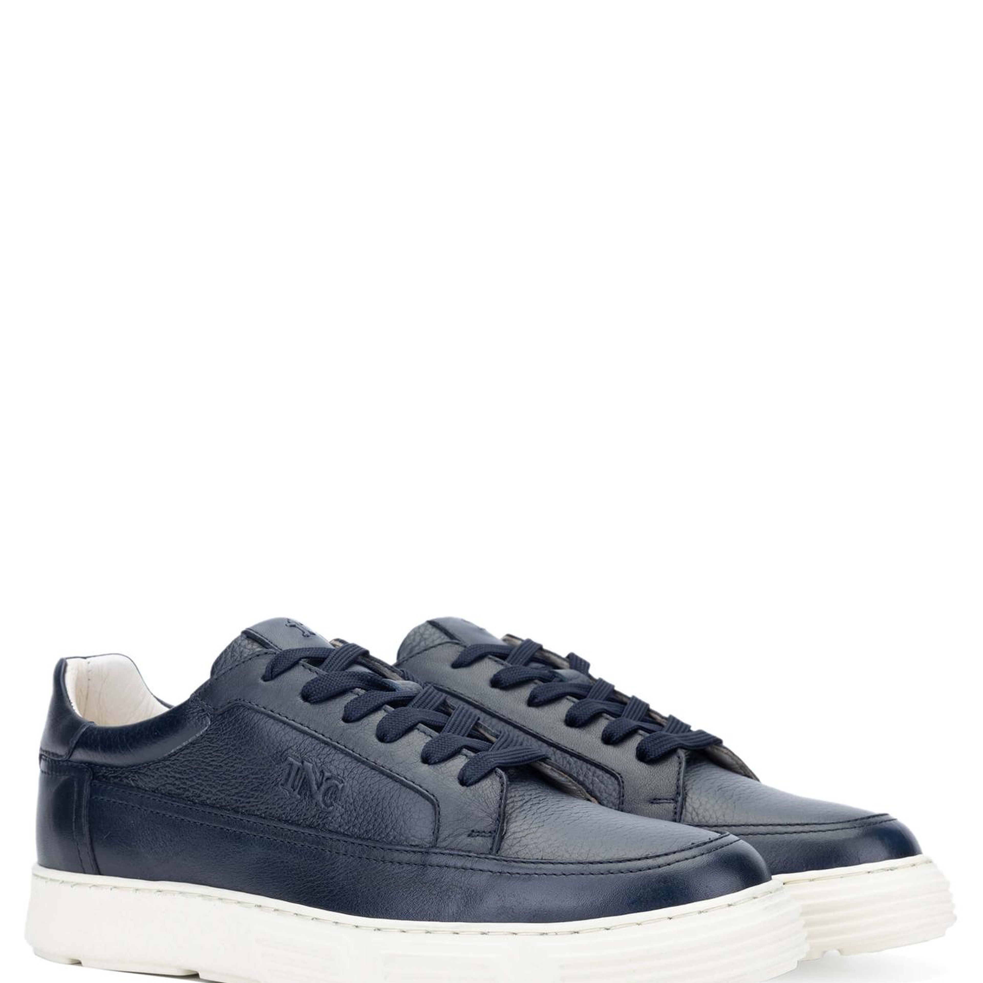 Tamer Tanca Erkek Hakiki Deri Lacivert Sneakers & Spor Ayakkabı