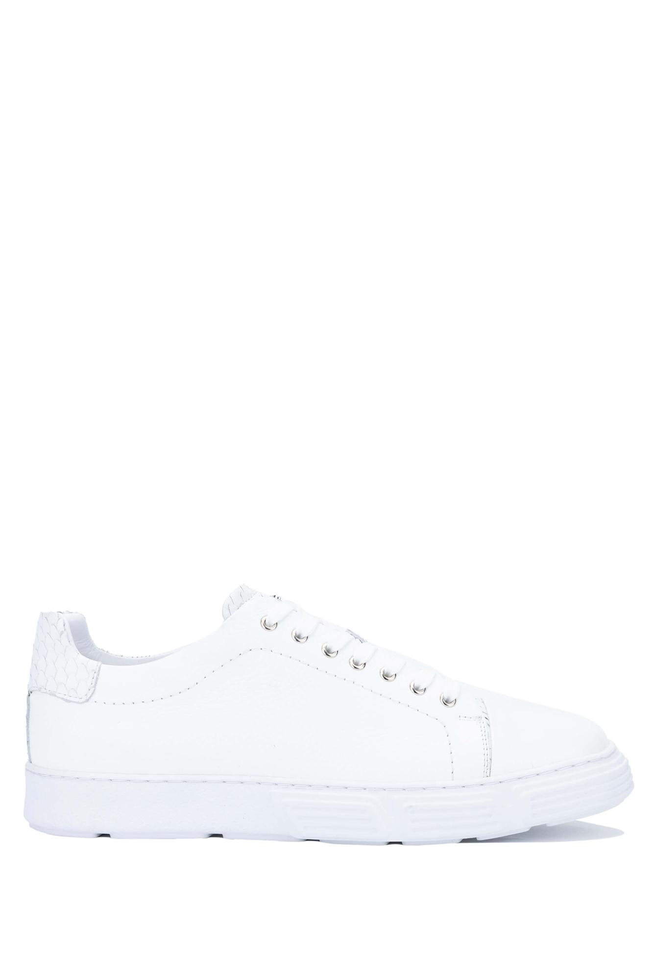 Tamer Tanca Erkek Hakiki Deri Beyaz Sneakers & Spor Ayakkabı