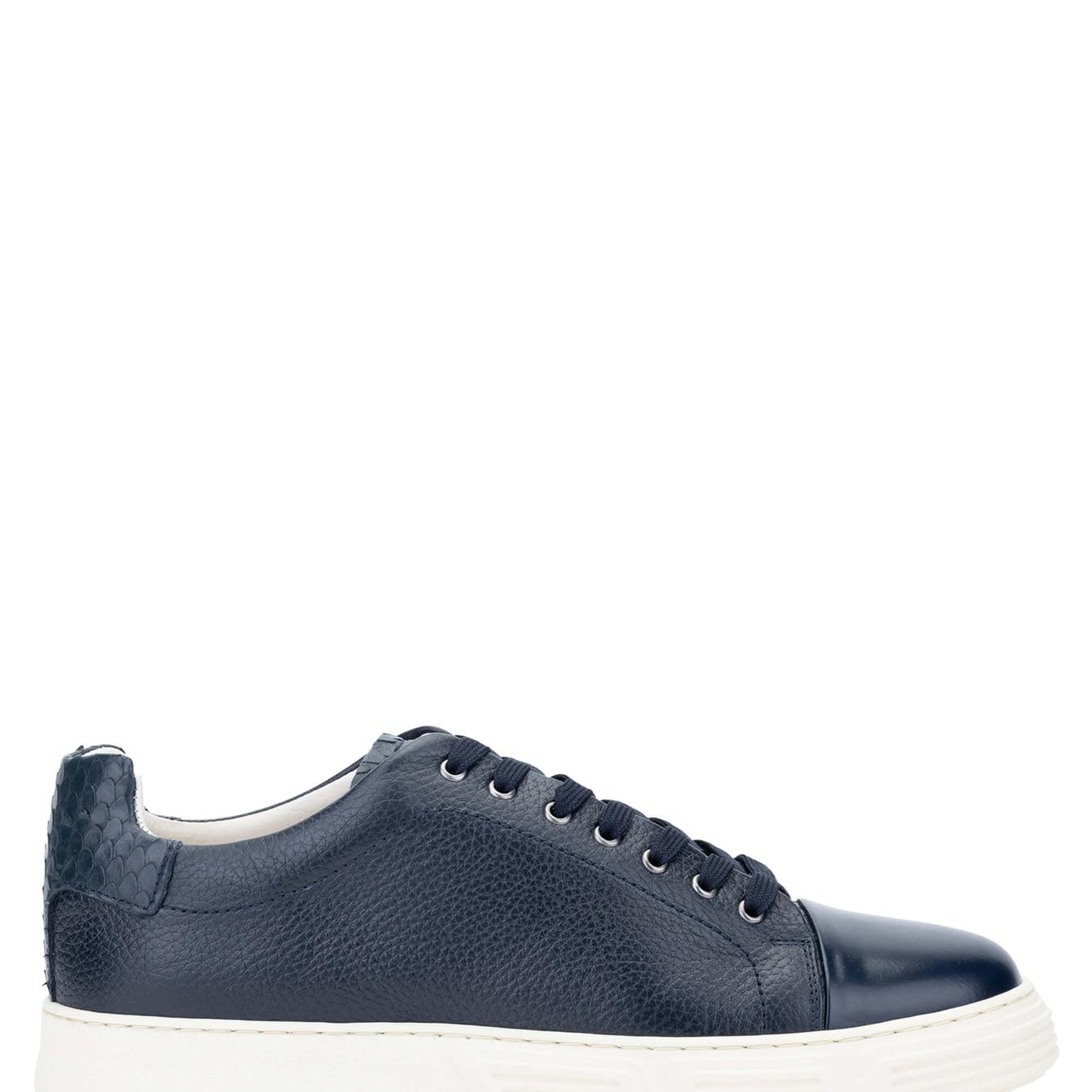 Tamer Tanca Erkek Hakiki Deri Lacivert Sneakers & Spor Ayakkabı