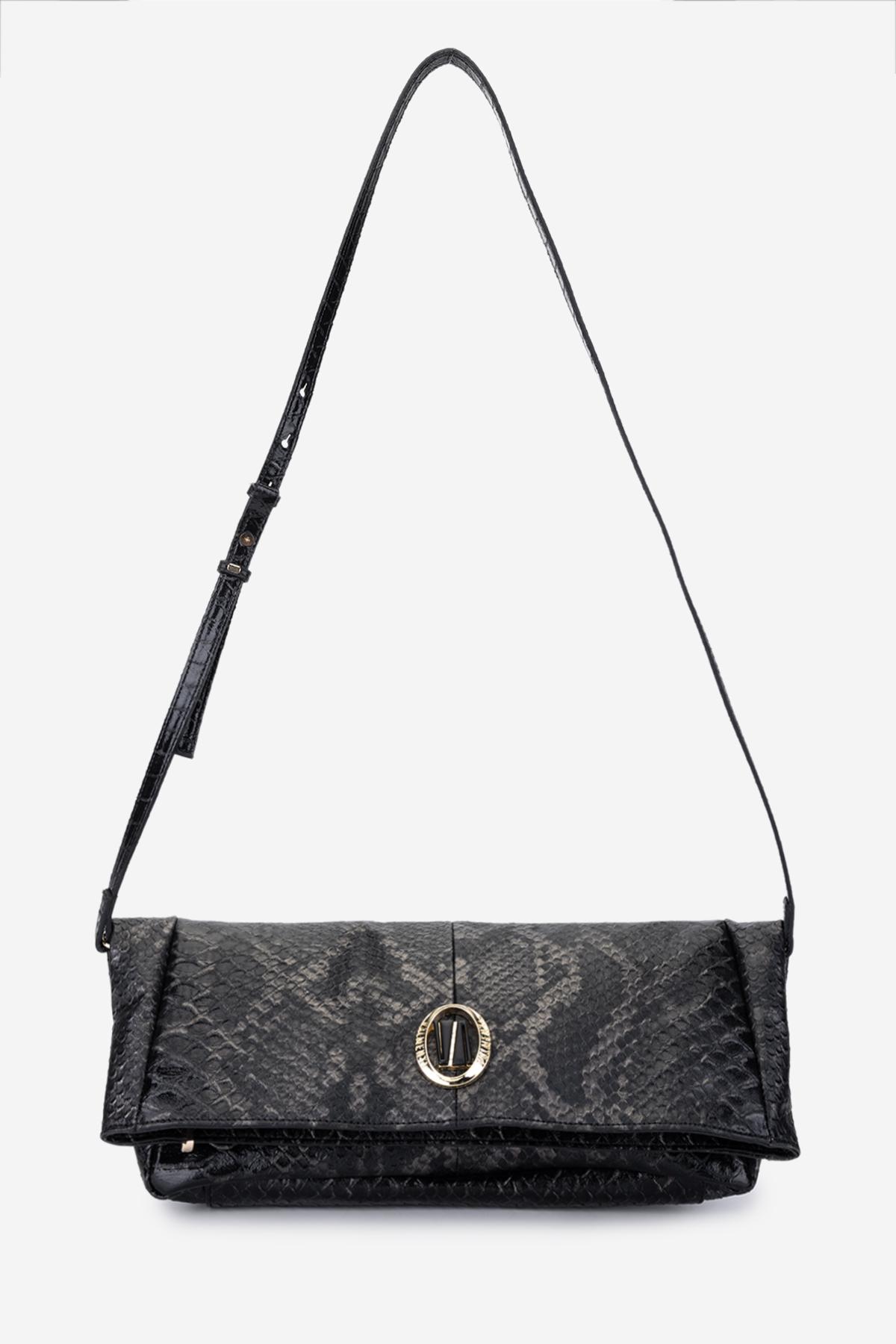 Valmenti Kadın Suni Deri Kahverengi Omuz Çanta