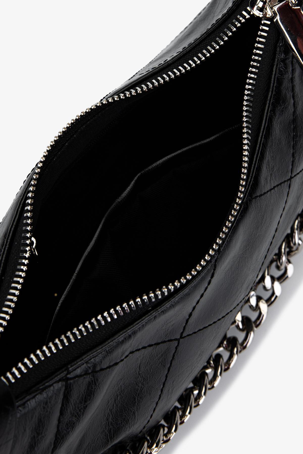 Valmenti Kadın Suni Deri Siyah Omuz Çanta