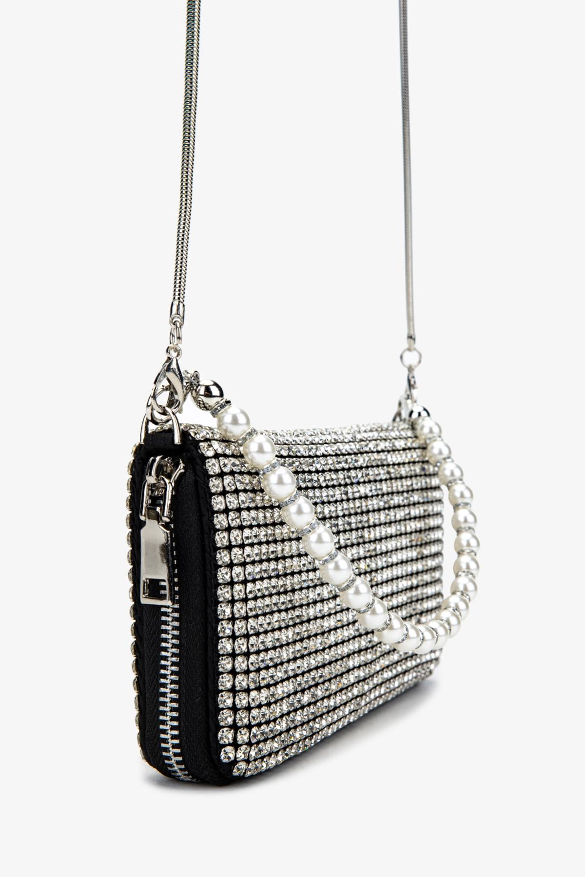 Valmenti Kadın Suni Deri Gri Omuz Çanta