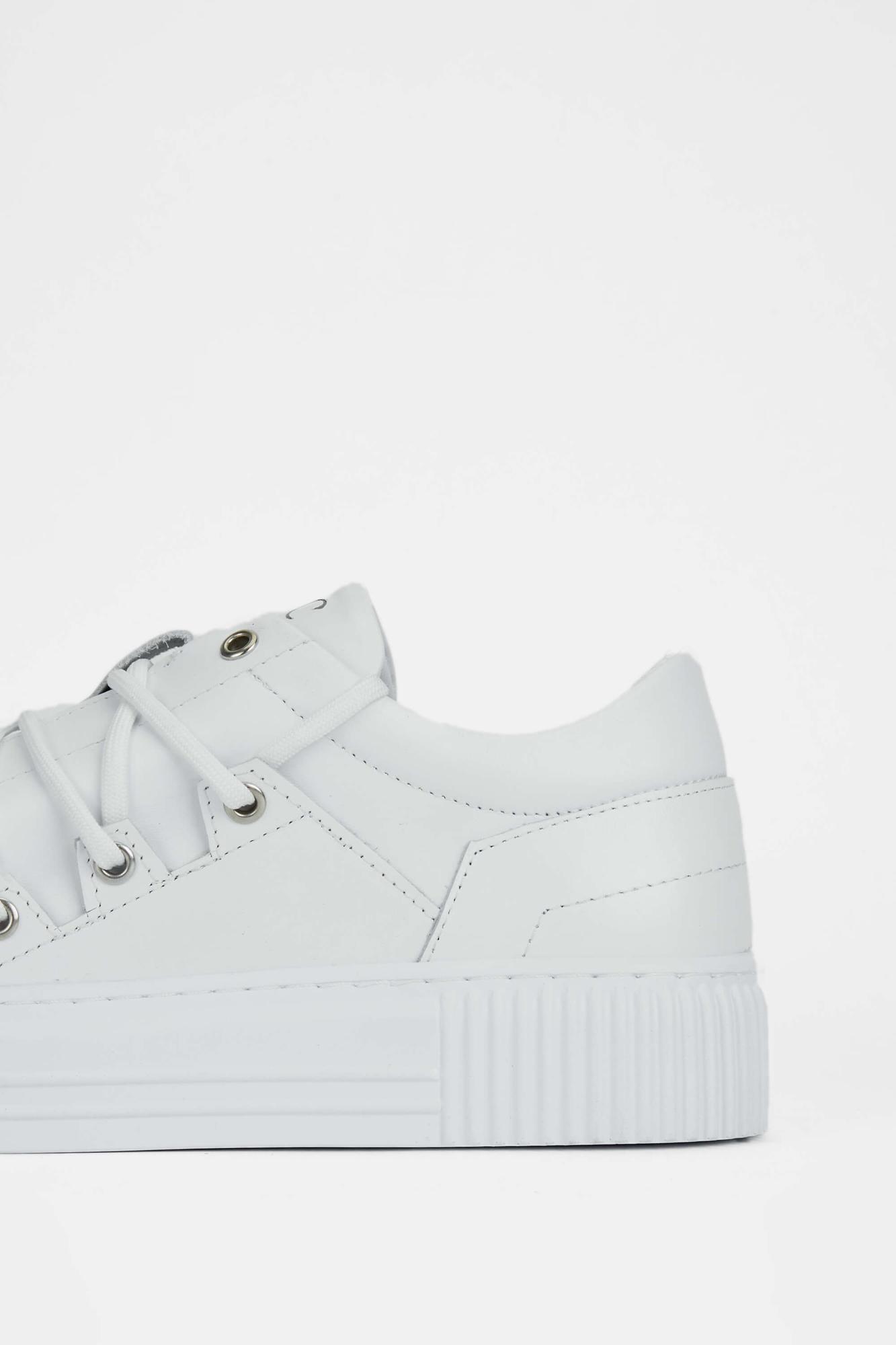 Tamer Tanca Erkek Hakiki Deri Beyaz Sneakers & Spor Ayakkabı