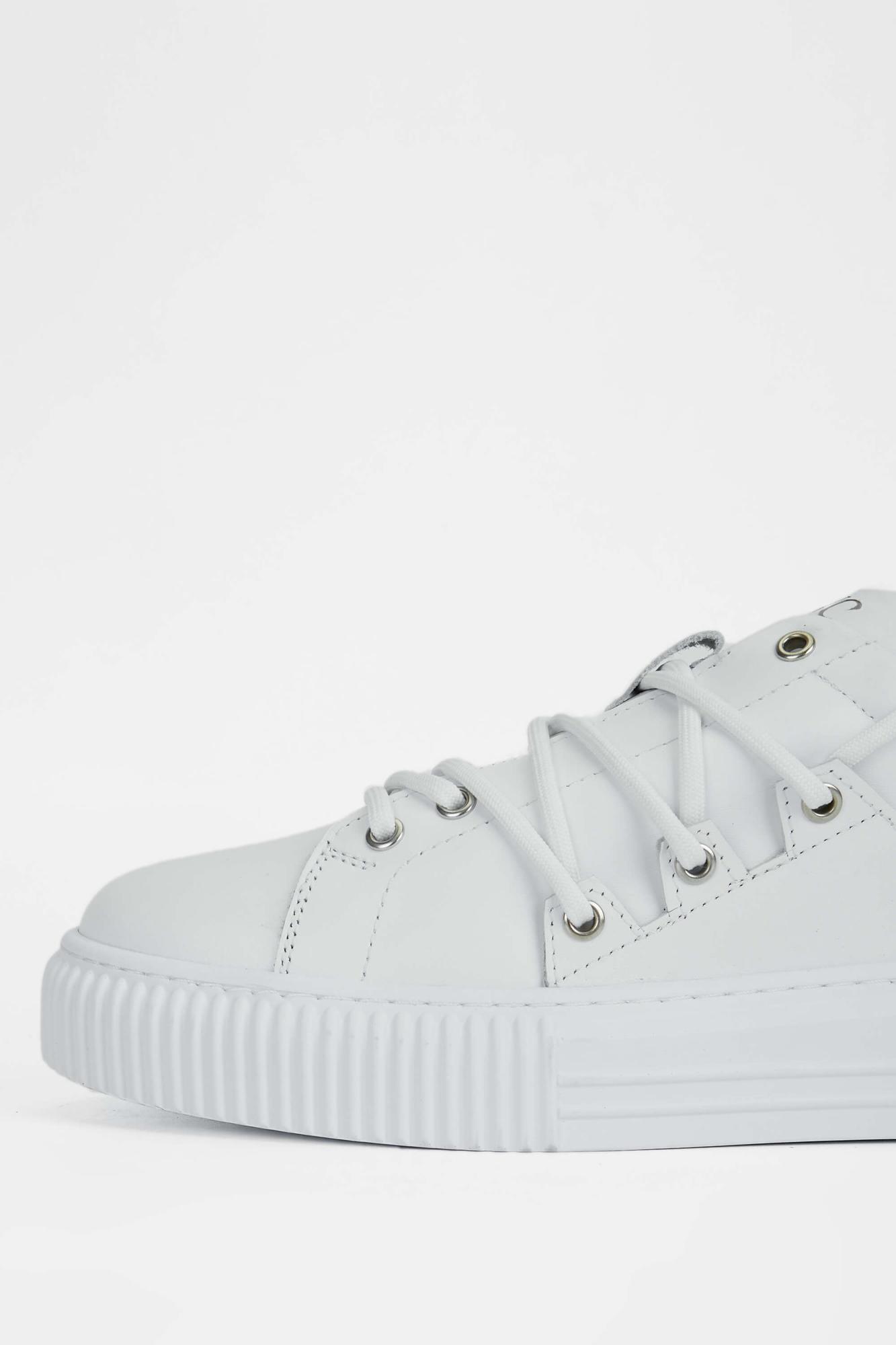 Tamer Tanca Erkek Hakiki Deri Beyaz Sneakers & Spor Ayakkabı