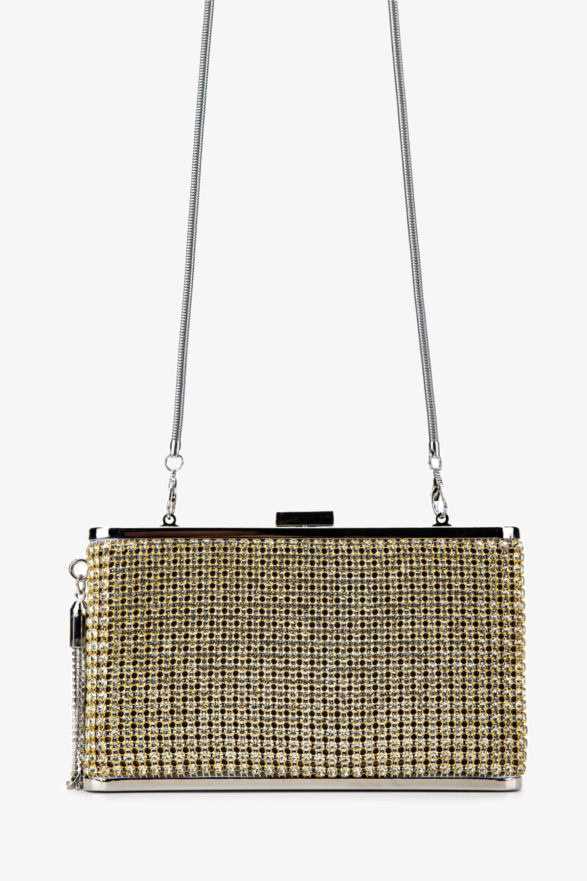 Valmenti Kadın Suni Deri Altın Omuz Çanta