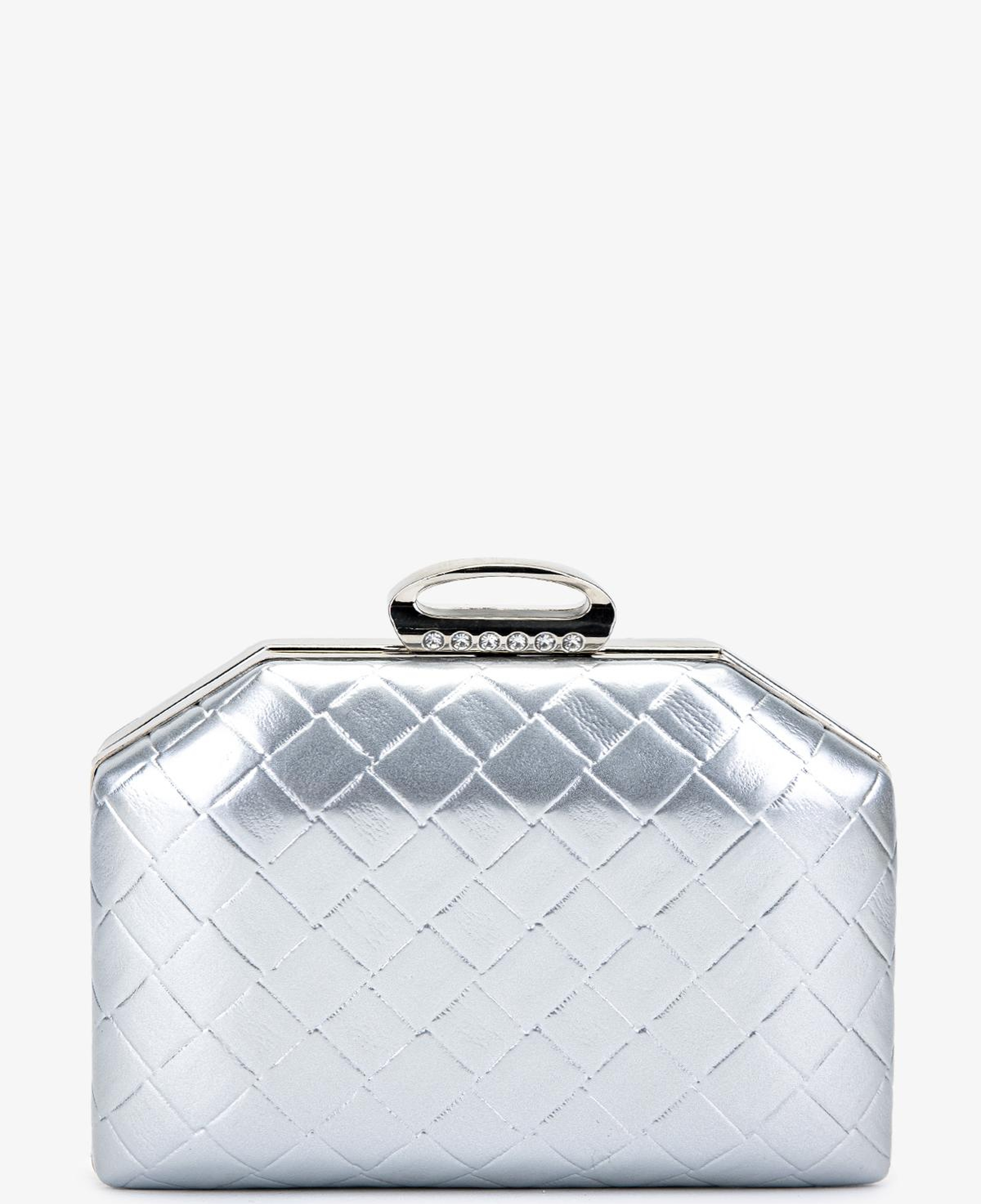 Valmenti Kadın Vegan Gümüş Abiye Çanta