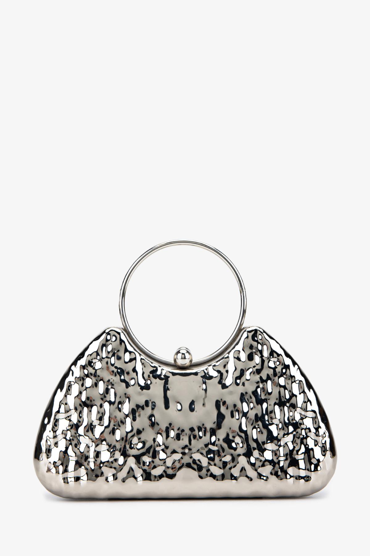 Valmenti Kadın Vegan Gri Abiye Çanta